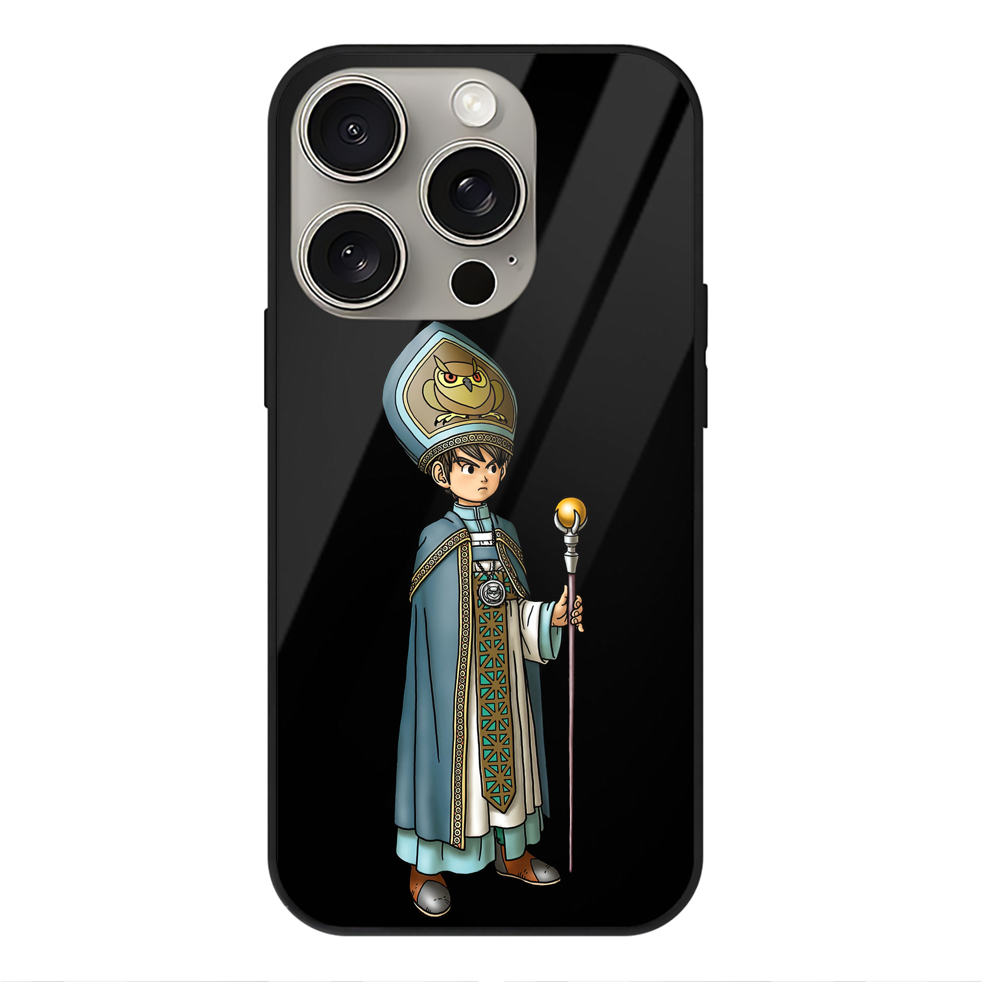 （画像用） ドラゴンクエスト Doragon Kuesuto Dragon Quest 【iPhone15Pro対応】スマホケース 耐衝撃＆黄変防止 背面ガラス
