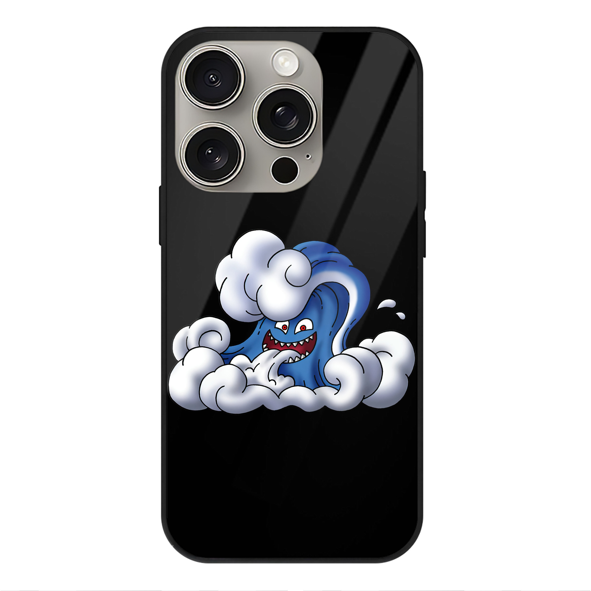 （画像用） ドラゴンクエスト Doragon Kuesuto Dragon Quest 【iPhone15Pro対応】スマホケース 耐衝撃＆黄変防止 背面ガラス