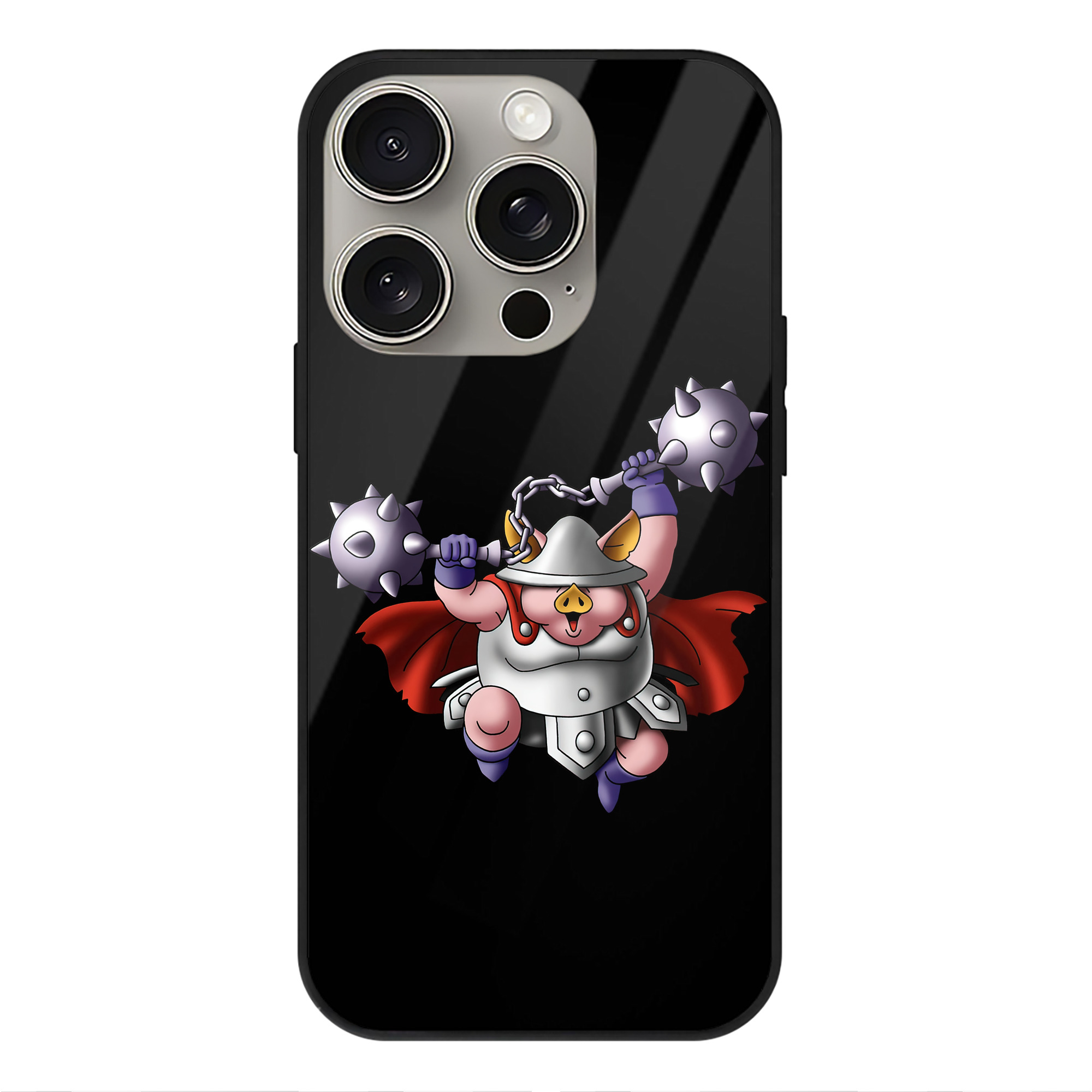 ドラゴンクエスト Doragon Kuesuto Dragon Quest 【iPhone15Pro対応】スマホケース 耐衝撃＆黄変防止 背面ガラス