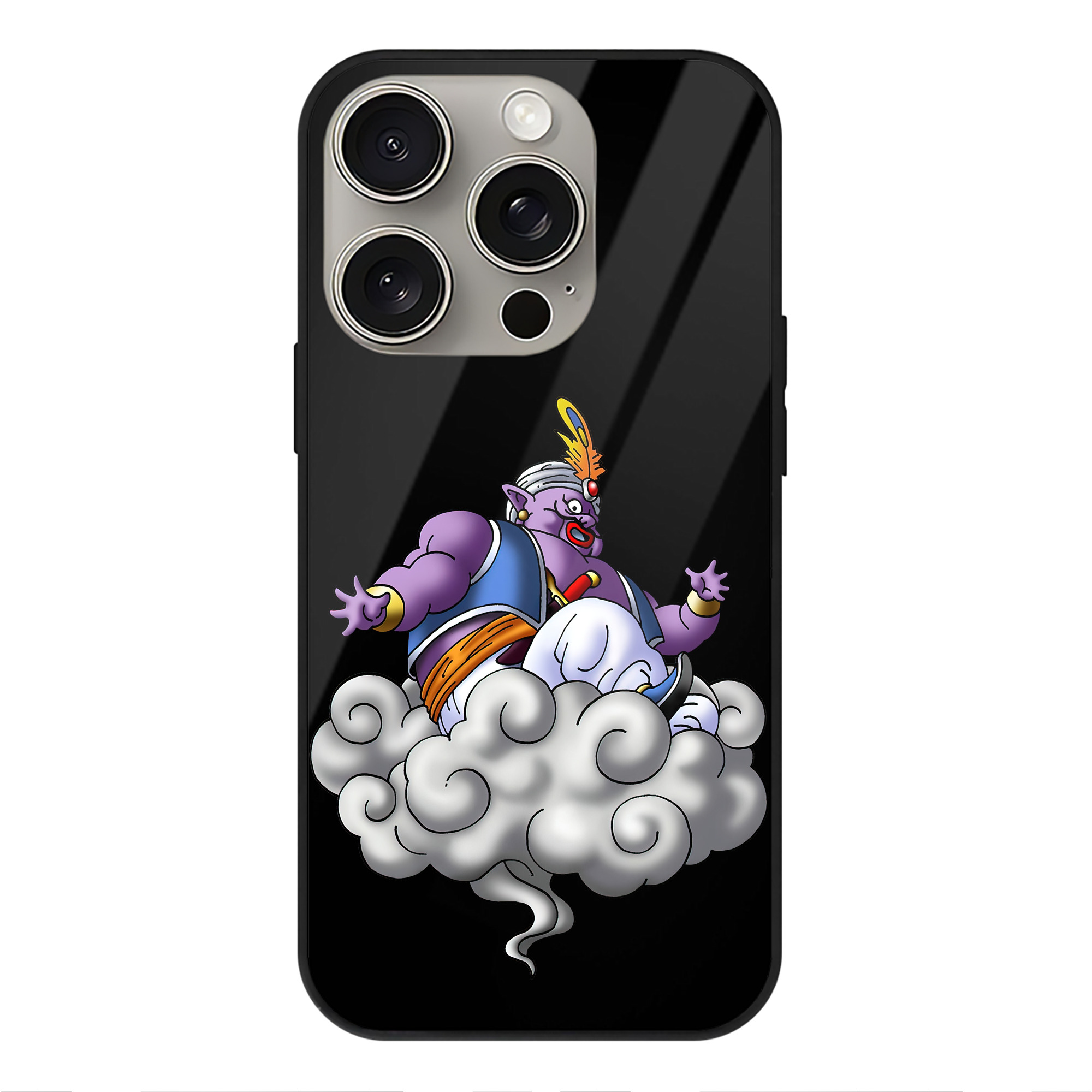 ドラゴンクエスト Doragon Kuesuto Dragon Quest 【iPhone15Pro対応】スマホケース 耐衝撃＆黄変防止 背面ガラス