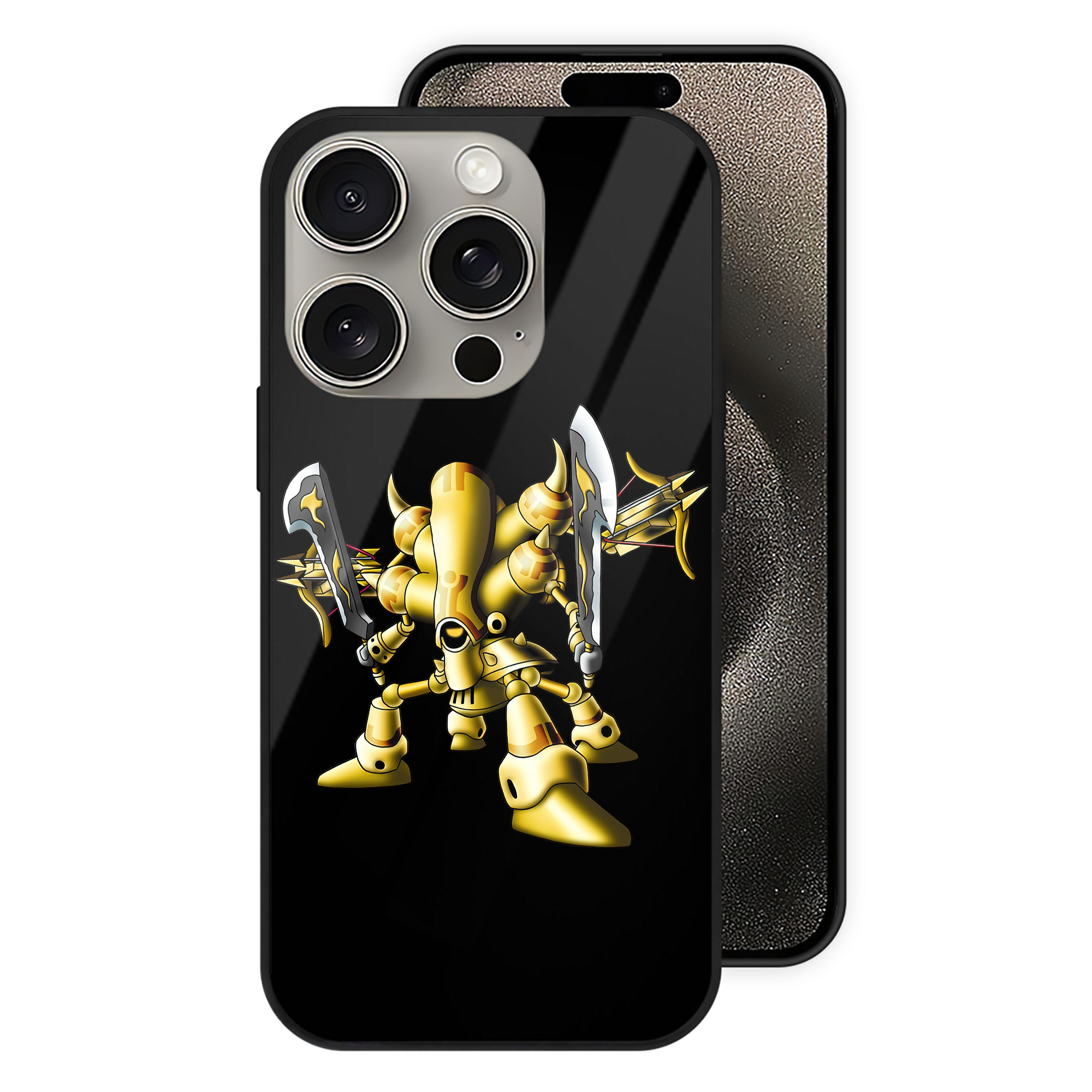 ドラゴンクエスト Doragon Kuesuto Dragon Quest 【iPhone15Pro対応】スマホケース 耐衝撃＆黄変防止 背面ガラス