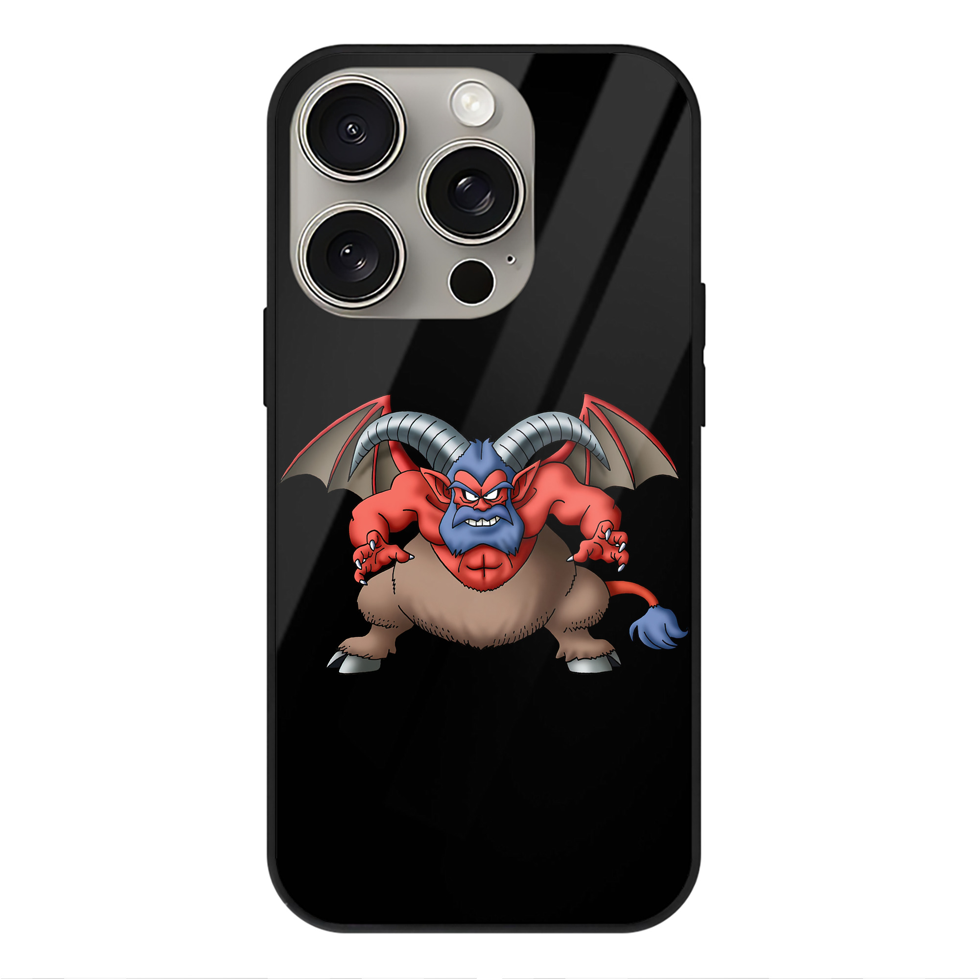 ドラゴンクエスト Doragon Kuesuto Dragon Quest 【iPhone15Pro対応】スマホケース 耐衝撃＆黄変防止 背面ガラス