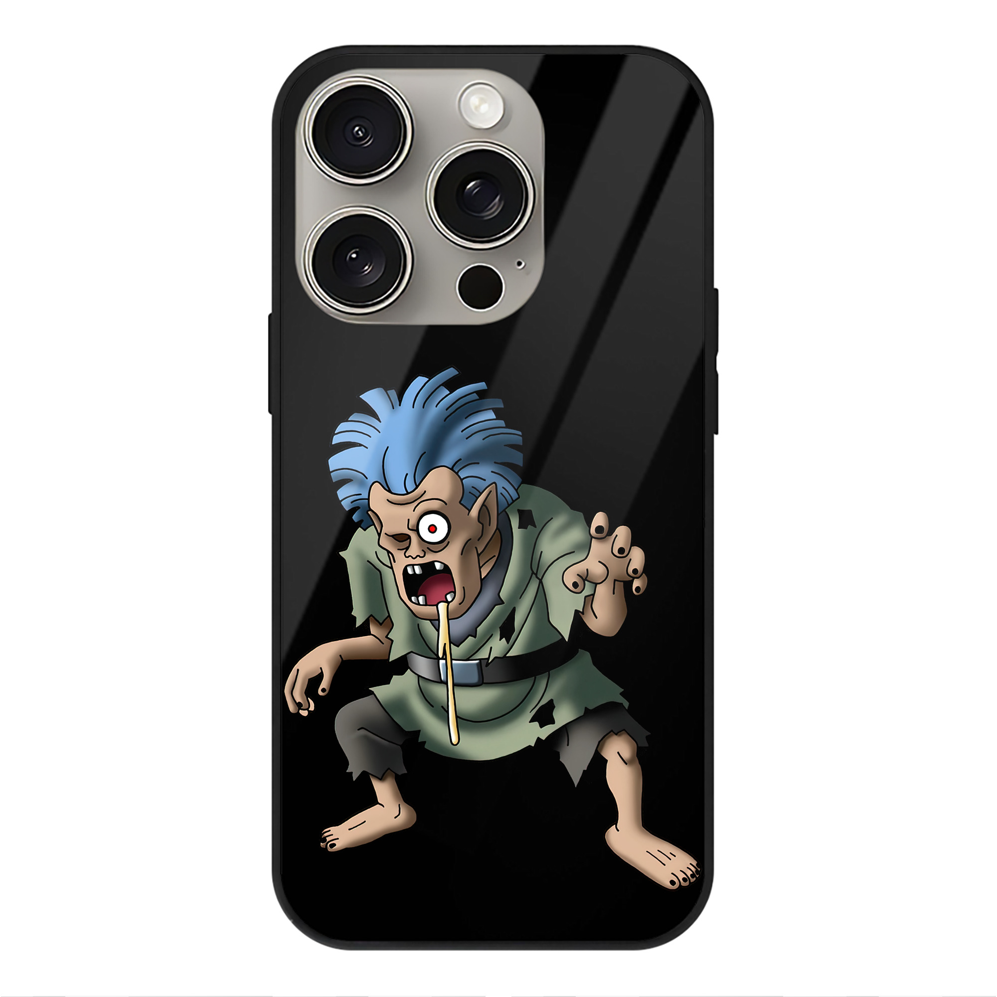 ドラゴンクエスト Doragon Kuesuto Dragon Quest 【iPhone15Pro対応】スマホケース 耐衝撃＆黄変防止 背面ガラス