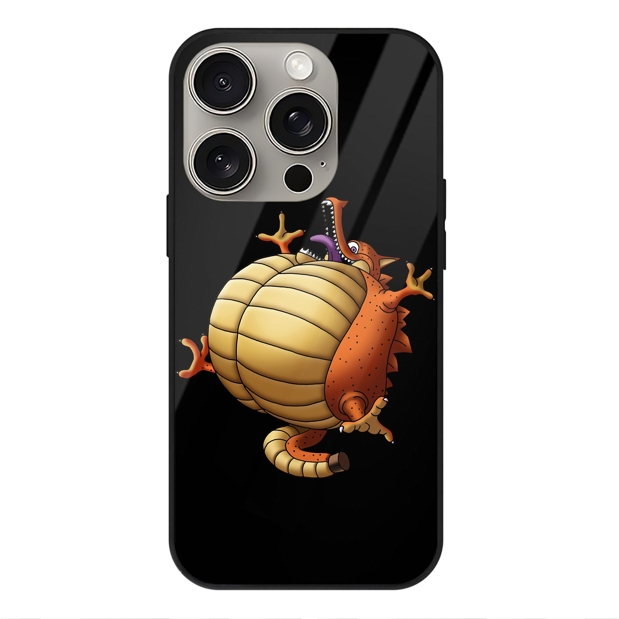 ドラゴンクエスト Doragon Kuesuto Dragon Quest 【iPhone15Pro対応】スマホケース 耐衝撃＆黄変防止 背面ガラス