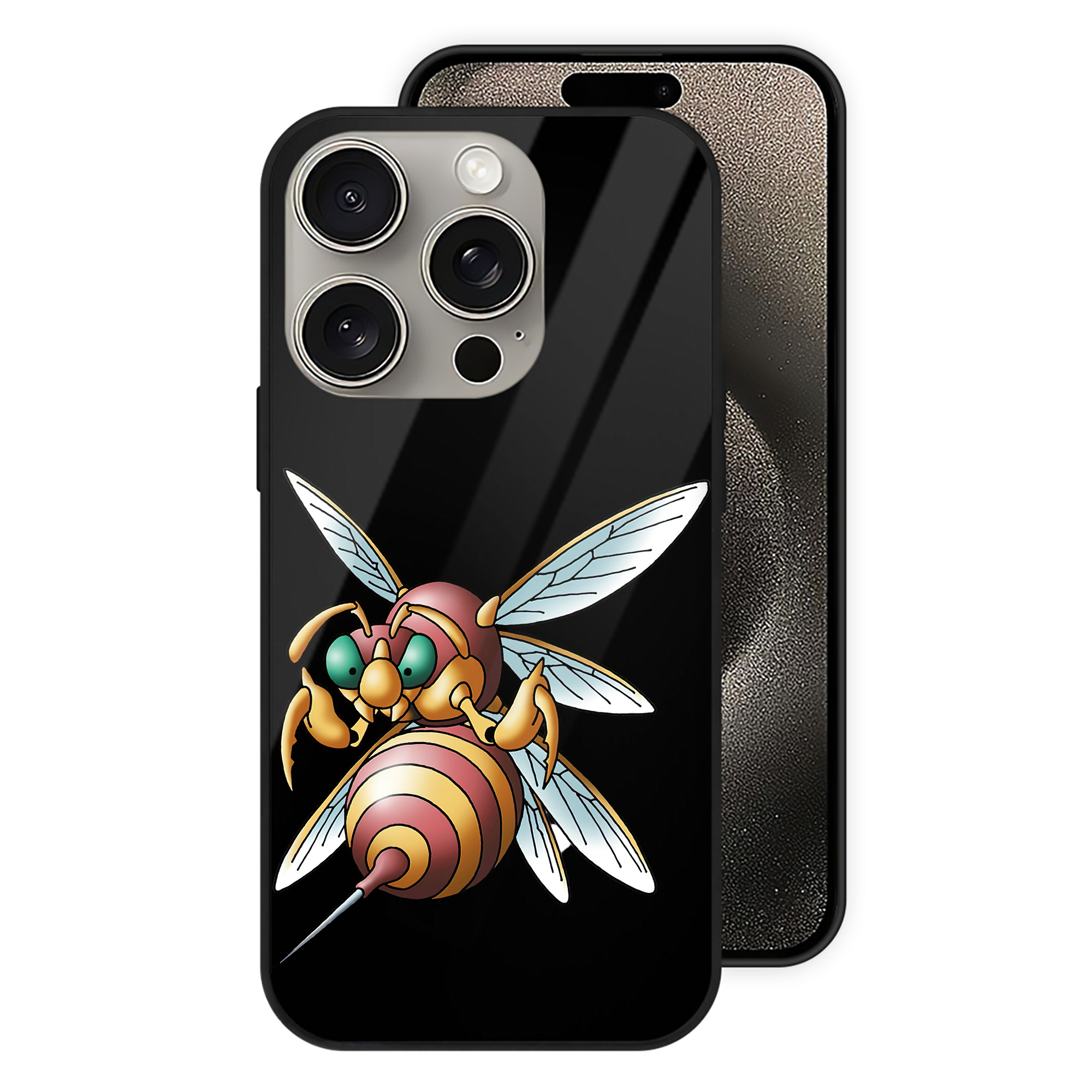 （画像用） ドラゴンクエスト Doragon Kuesuto Dragon Quest 【iPhone15Pro対応】スマホケース 耐衝撃＆黄変防止 背面ガラス