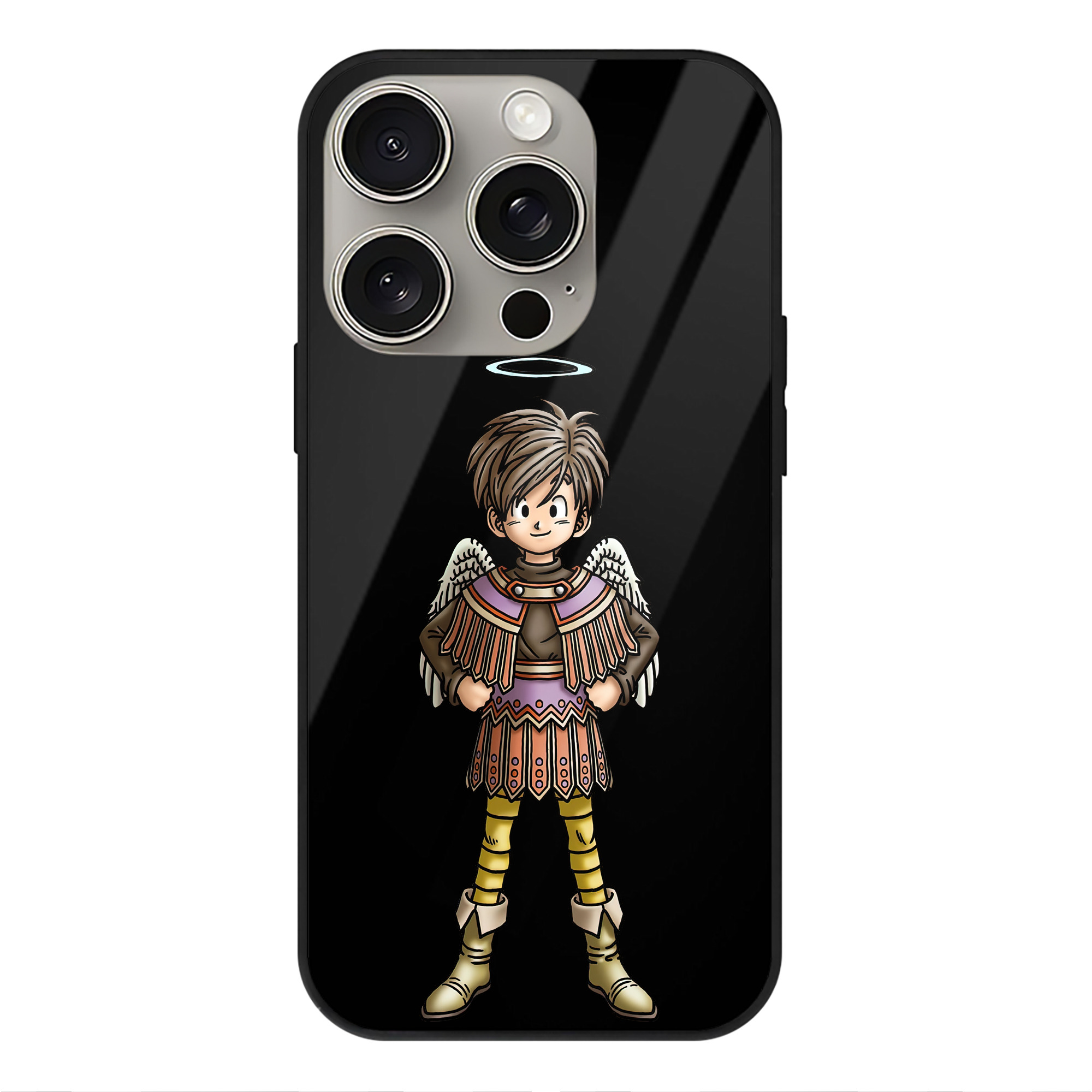 ドラゴンクエスト Doragon Kuesuto Dragon Quest 【iPhone15Pro対応】スマホケース 耐衝撃＆黄変防止 背面ガラス