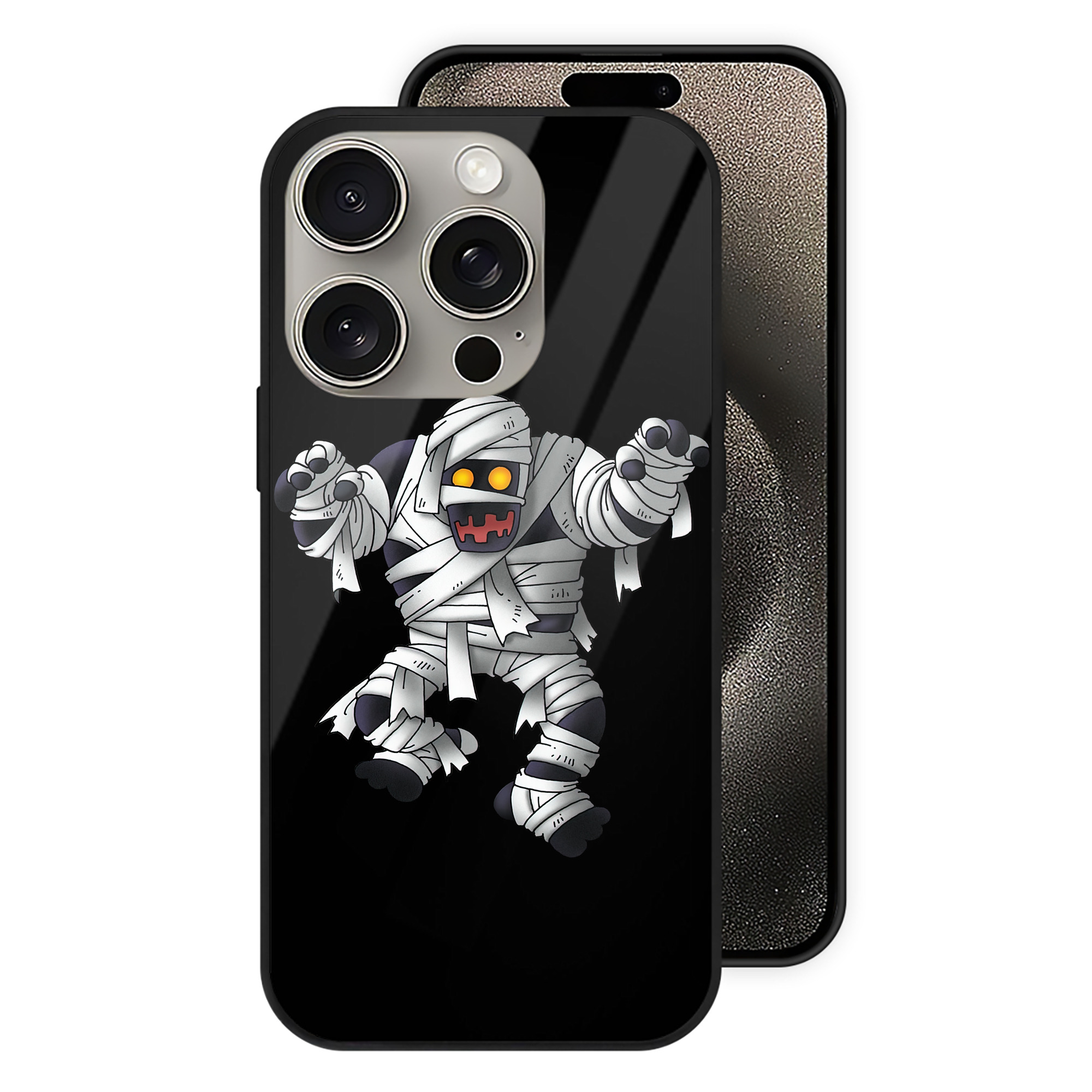 ドラゴンクエスト Doragon Kuesuto Dragon Quest 【iPhone15Pro対応】スマホケース 耐衝撃＆黄変防止 背面ガラス