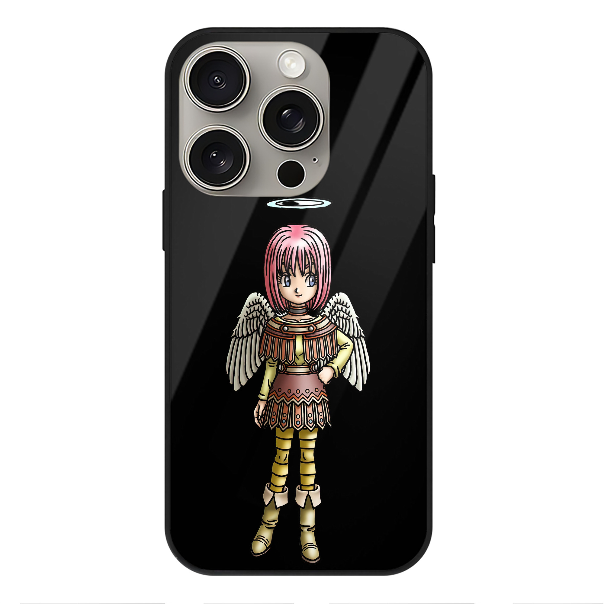 ドラゴンクエスト Doragon Kuesuto Dragon Quest 【iPhone15Pro対応】スマホケース 耐衝撃＆黄変防止 背面ガラス