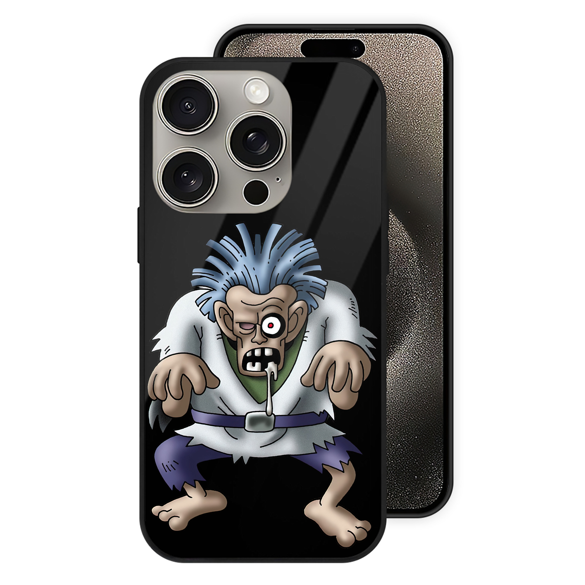ドラゴンクエスト Doragon Kuesuto Dragon Quest 【iPhone15Pro対応】スマホケース 耐衝撃＆黄変防止 背面ガラス