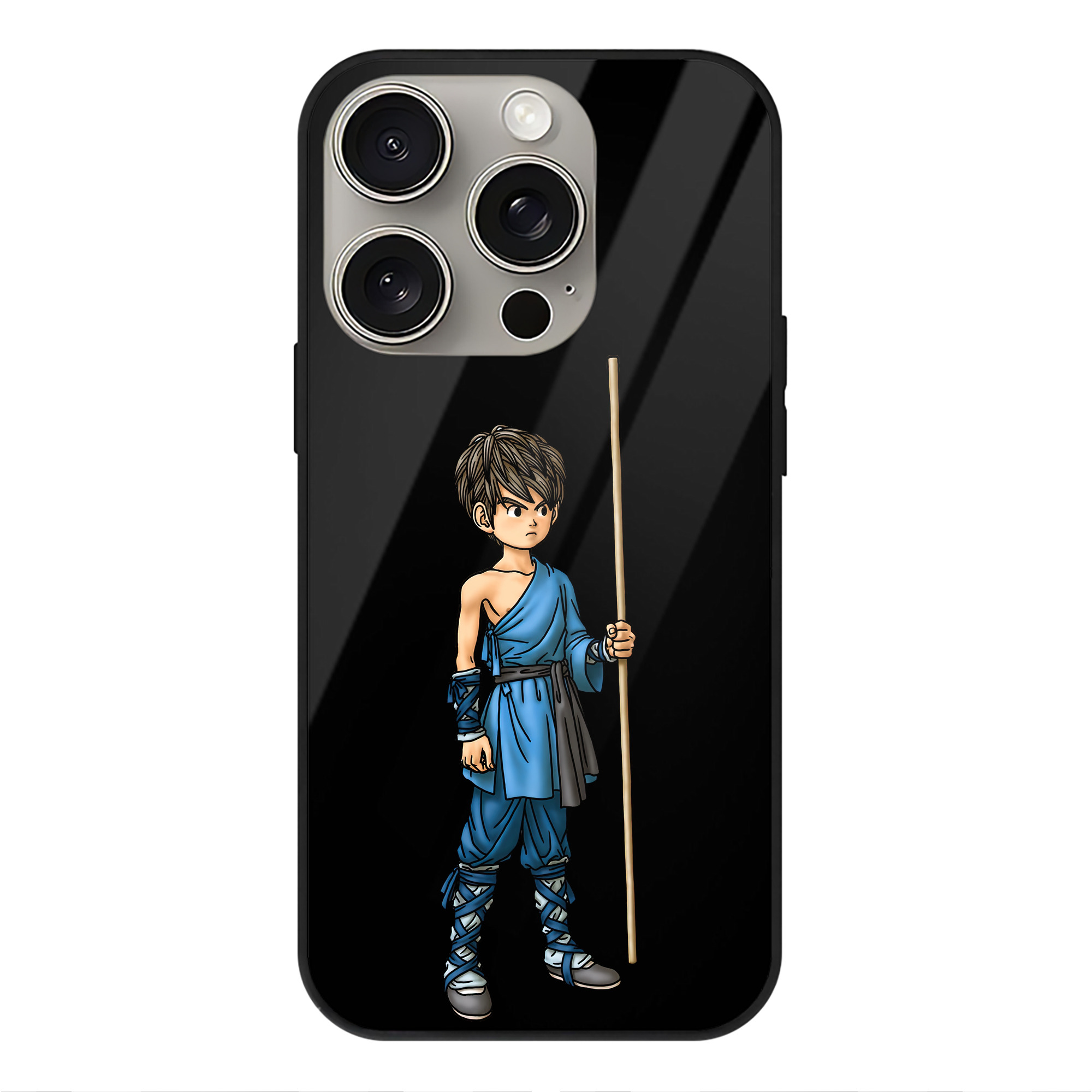 ドラゴンクエスト Doragon Kuesuto Dragon Quest 【iPhone15Pro対応】スマホケース 耐衝撃＆黄変防止 背面ガラス