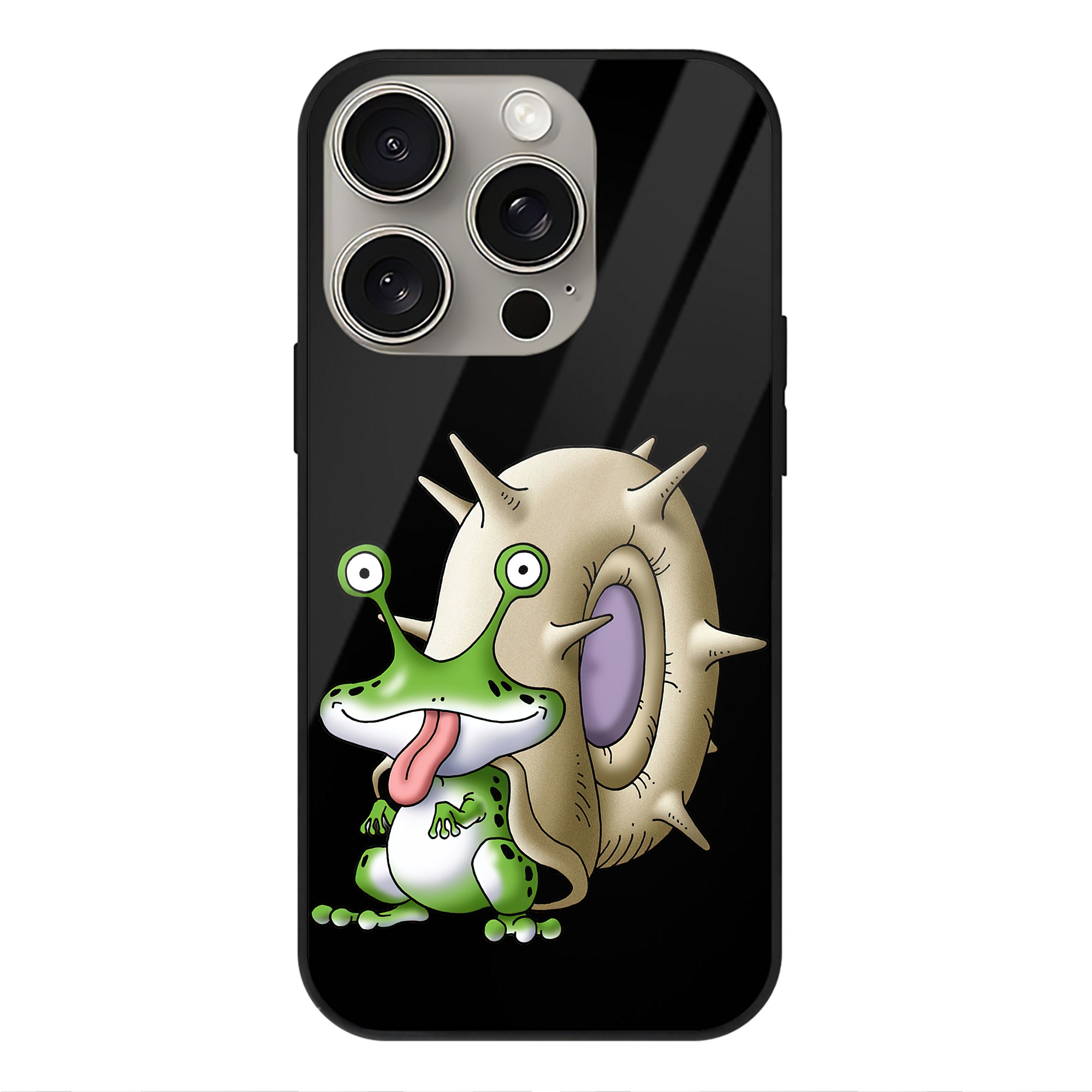 ドラゴンクエスト Doragon Kuesuto Dragon Quest 【iPhone15Pro対応】スマホケース 耐衝撃＆黄変防止 背面ガラス