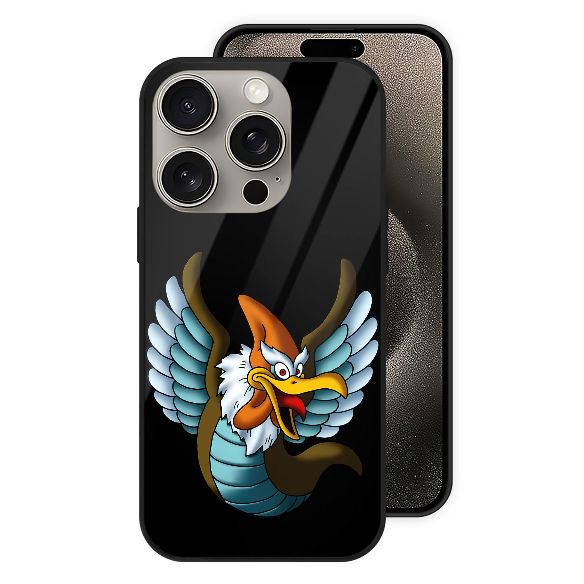 （画像用） ドラゴンクエスト Doragon Kuesuto Dragon Quest 【iPhone15Pro対応】スマホケース 耐衝撃＆黄変防止 背面ガラス
