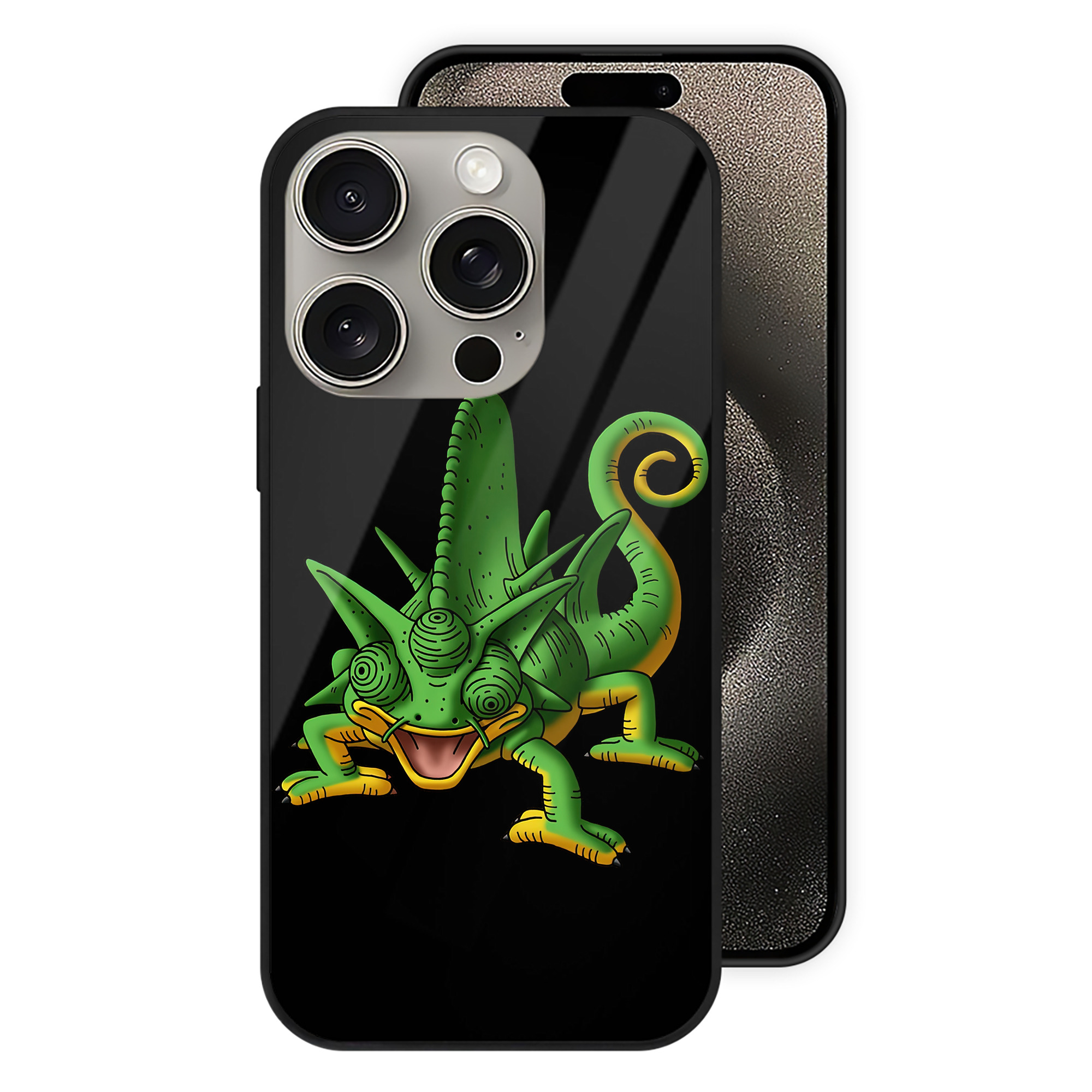 ドラゴンクエスト Doragon Kuesuto Dragon Quest 【iPhone15Pro対応】スマホケース 耐衝撃＆黄変防止 背面ガラス