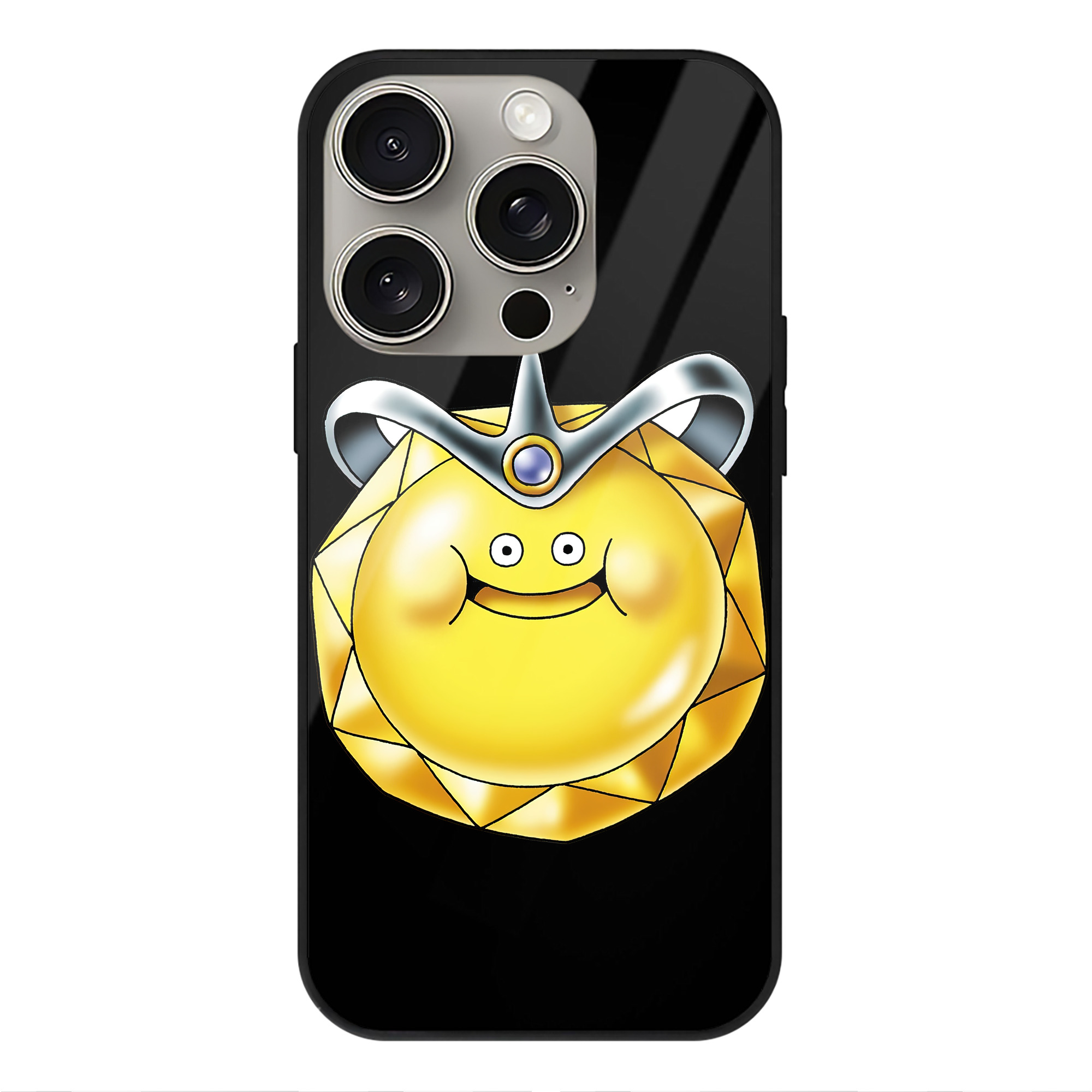 ドラゴンクエスト Doragon Kuesuto Dragon Quest 【iPhone15Pro対応】スマホケース 耐衝撃＆黄変防止 背面ガラス