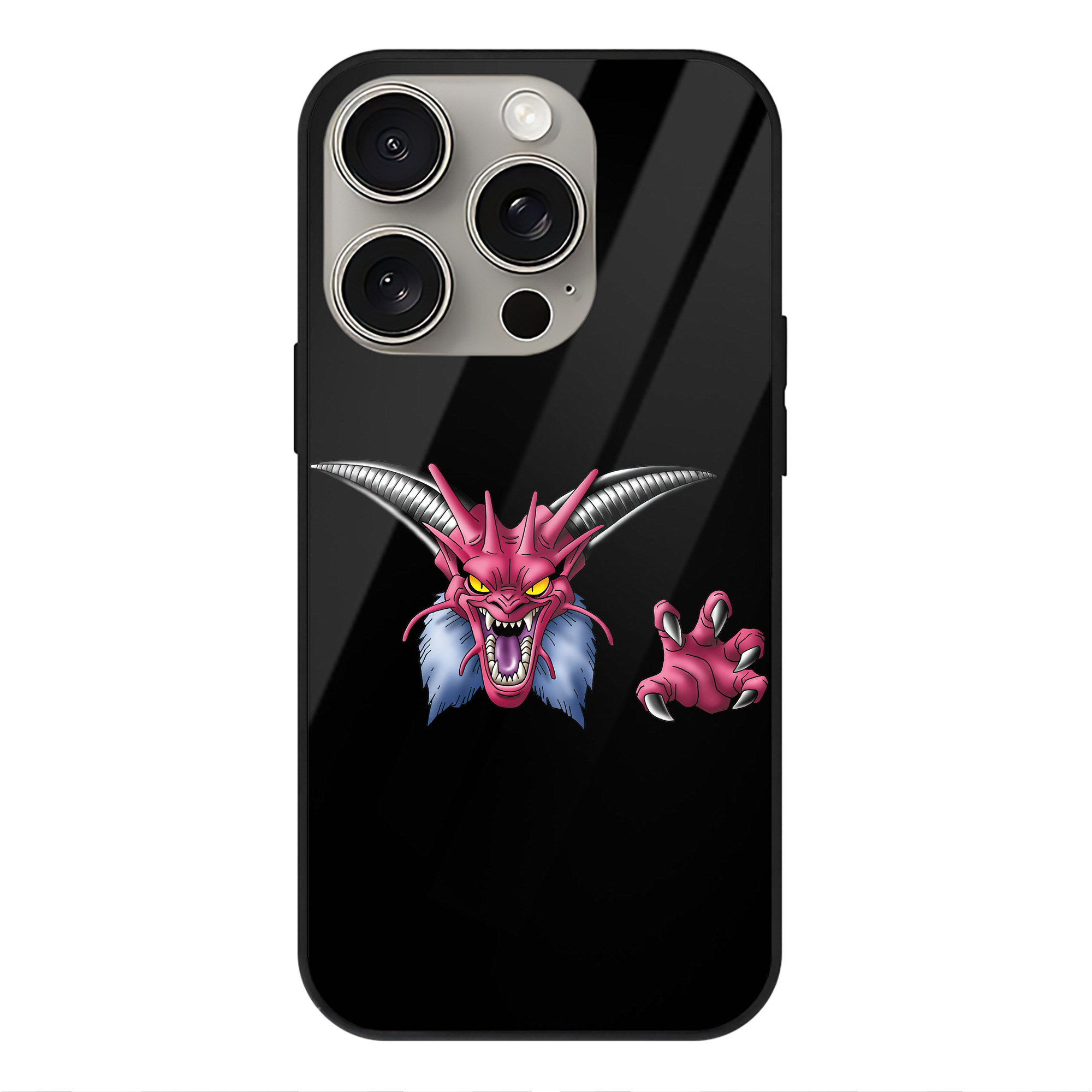 （画像用） ドラゴンクエスト Doragon Kuesuto Dragon Quest 【iPhone15Pro対応】スマホケース 耐衝撃＆黄変防止 背面ガラス