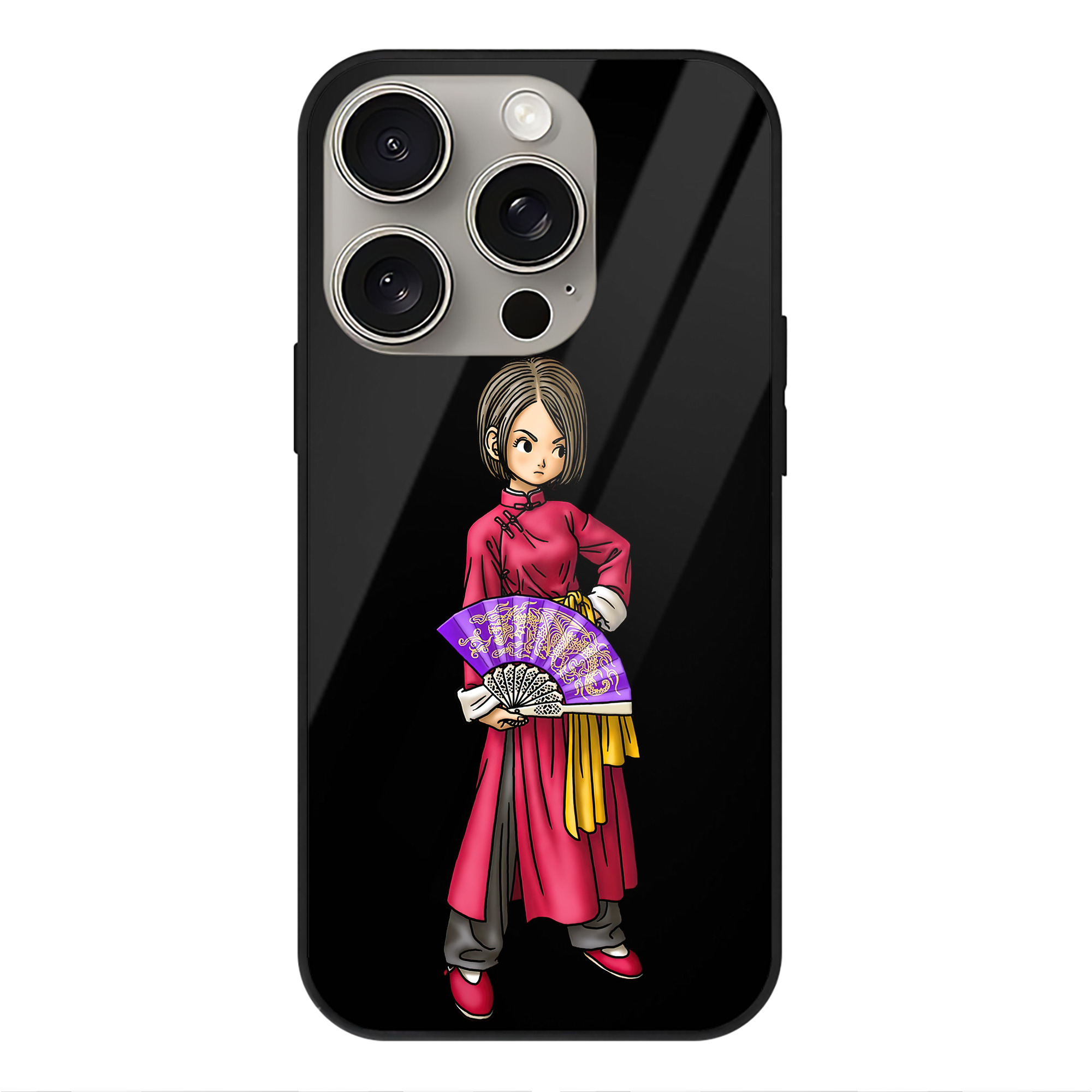 ドラゴンクエスト Doragon Kuesuto Dragon Quest 【iPhone15Pro対応】スマホケース 耐衝撃＆黄変防止 背面ガラス
