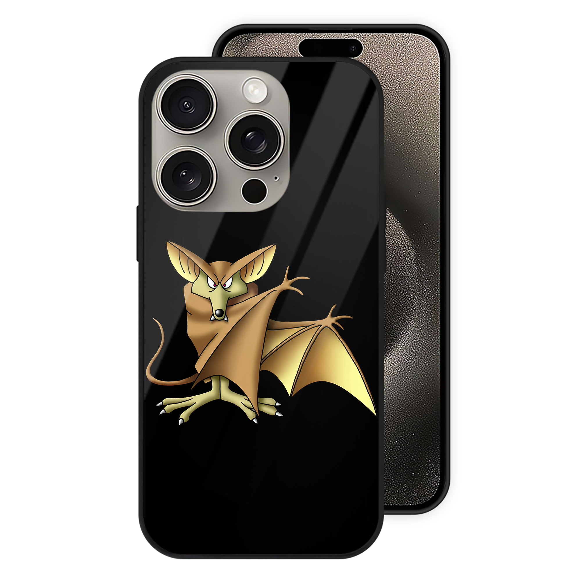 （画像用） ドラゴンクエスト Doragon Kuesuto Dragon Quest 【iPhone15Pro対応】スマホケース 耐衝撃＆黄変防止 背面ガラス