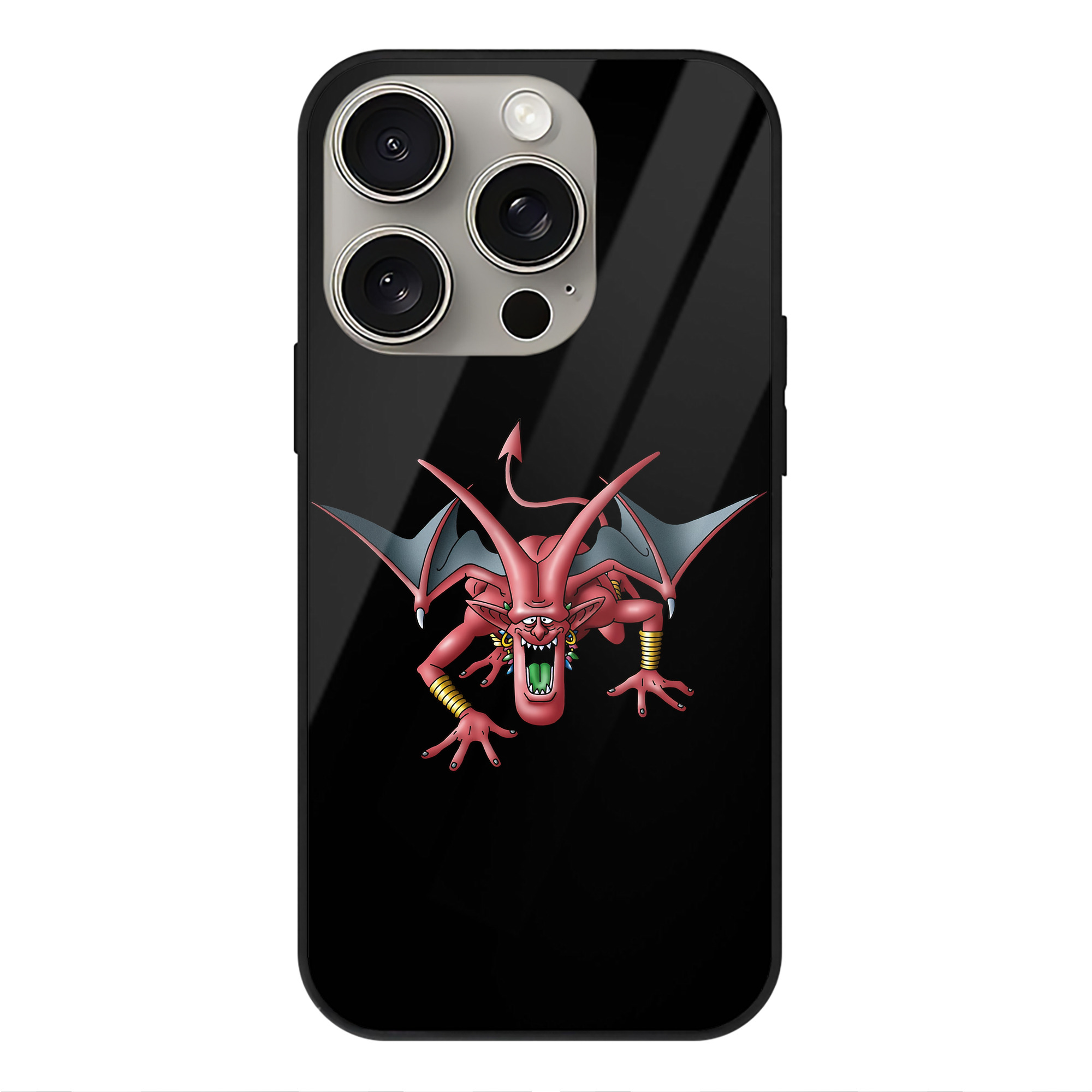 （画像用） ドラゴンクエスト Doragon Kuesuto Dragon Quest 【iPhone15Pro対応】スマホケース 耐衝撃＆黄変防止 背面ガラス