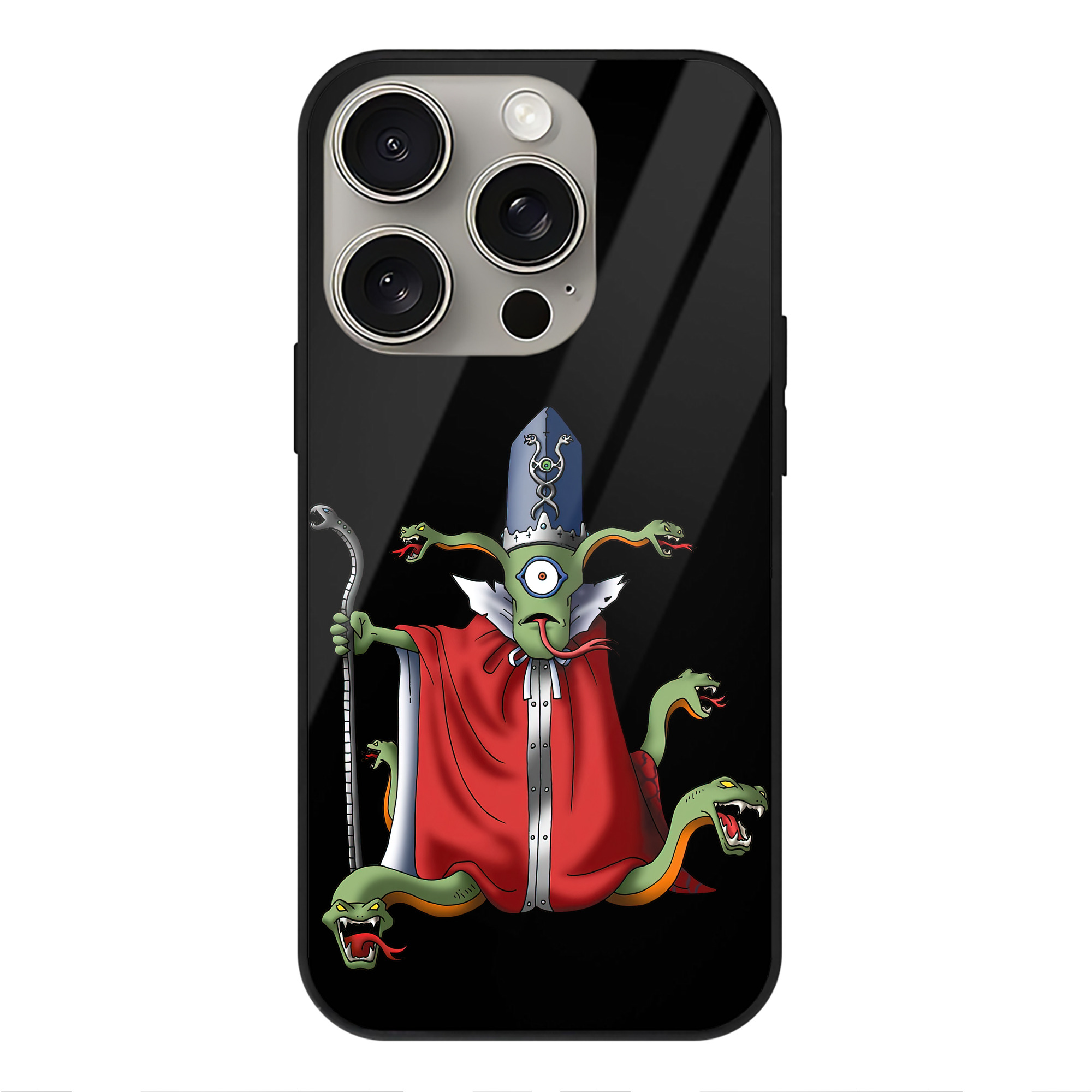 ドラゴンクエスト Doragon Kuesuto Dragon Quest 【iPhone15Pro対応】スマホケース 耐衝撃＆黄変防止 背面ガラス