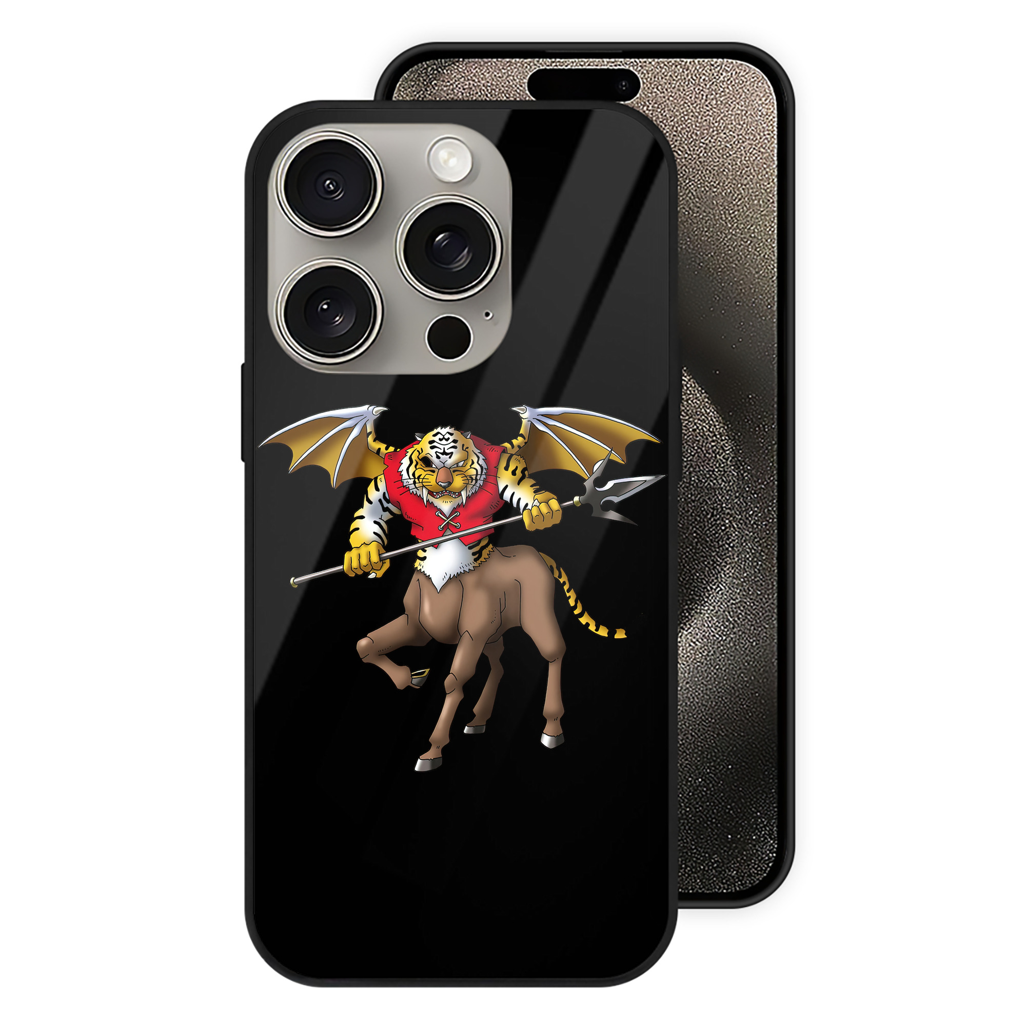 （画像用） ドラゴンクエスト Doragon Kuesuto Dragon Quest 【iPhone15Pro対応】スマホケース 耐衝撃＆黄変防止 背面ガラス