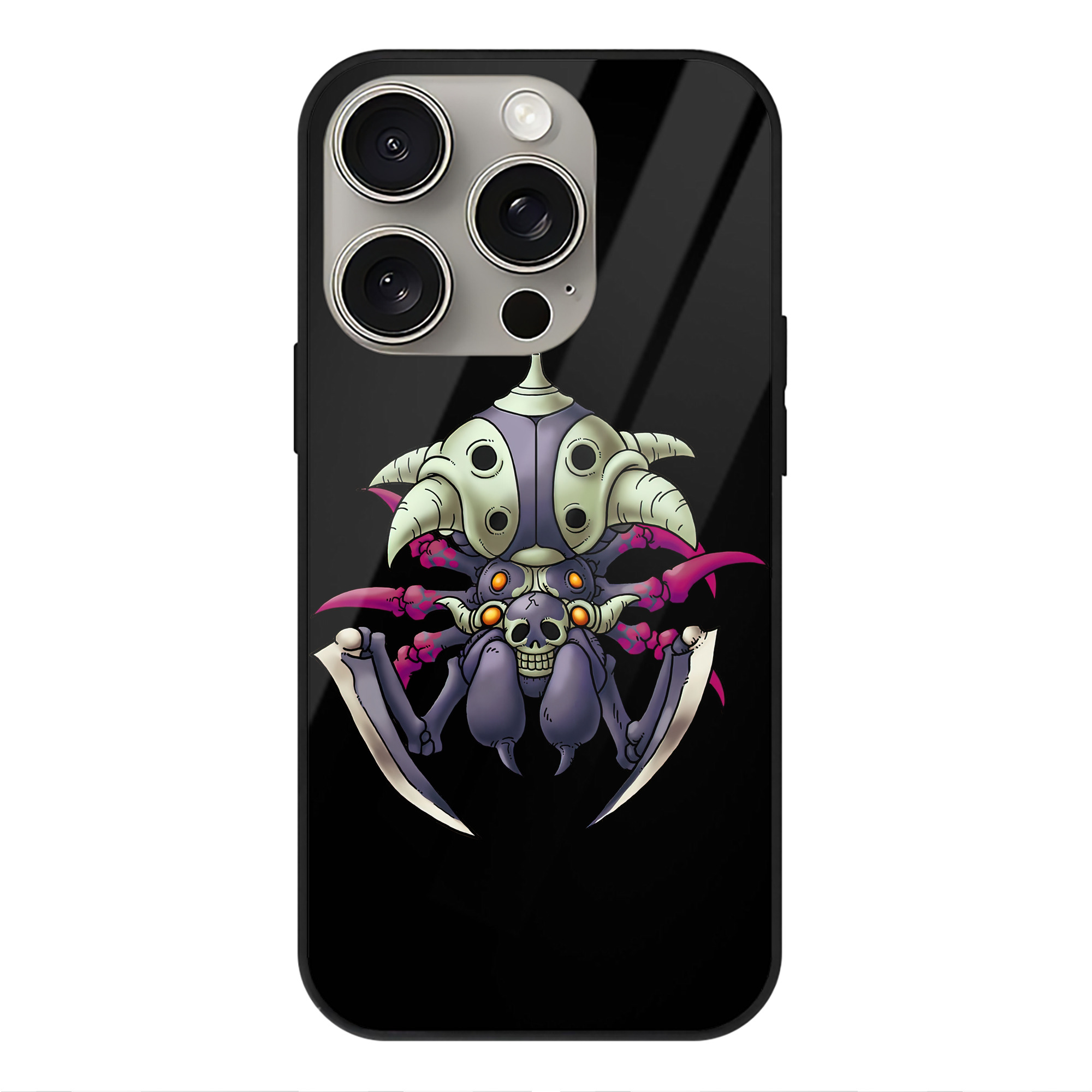 ドラゴンクエスト Doragon Kuesuto Dragon Quest 【iPhone15Pro対応】スマホケース 耐衝撃＆黄変防止 背面ガラス