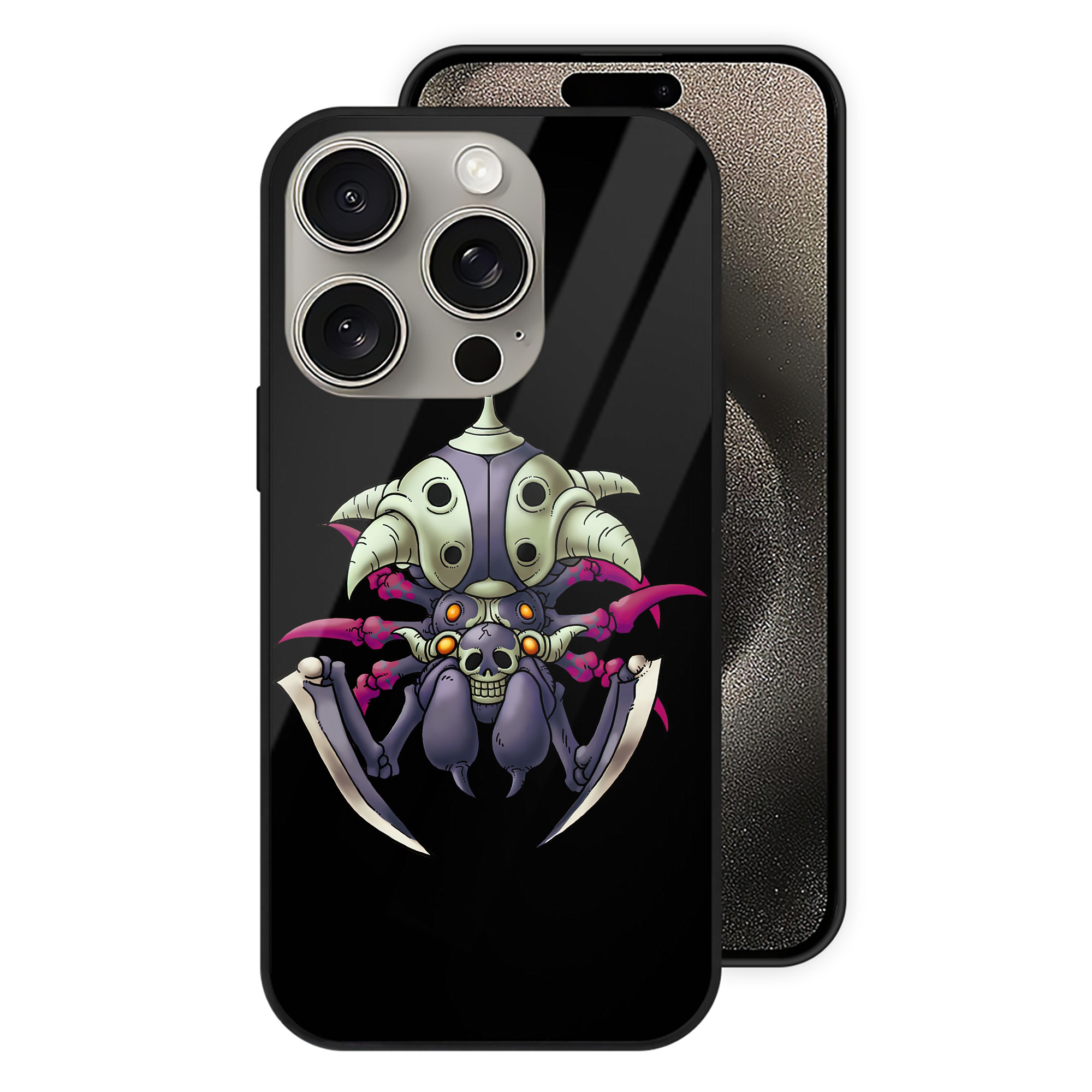 ドラゴンクエスト Doragon Kuesuto Dragon Quest 【iPhone15Pro対応】スマホケース 耐衝撃＆黄変防止 背面ガラス