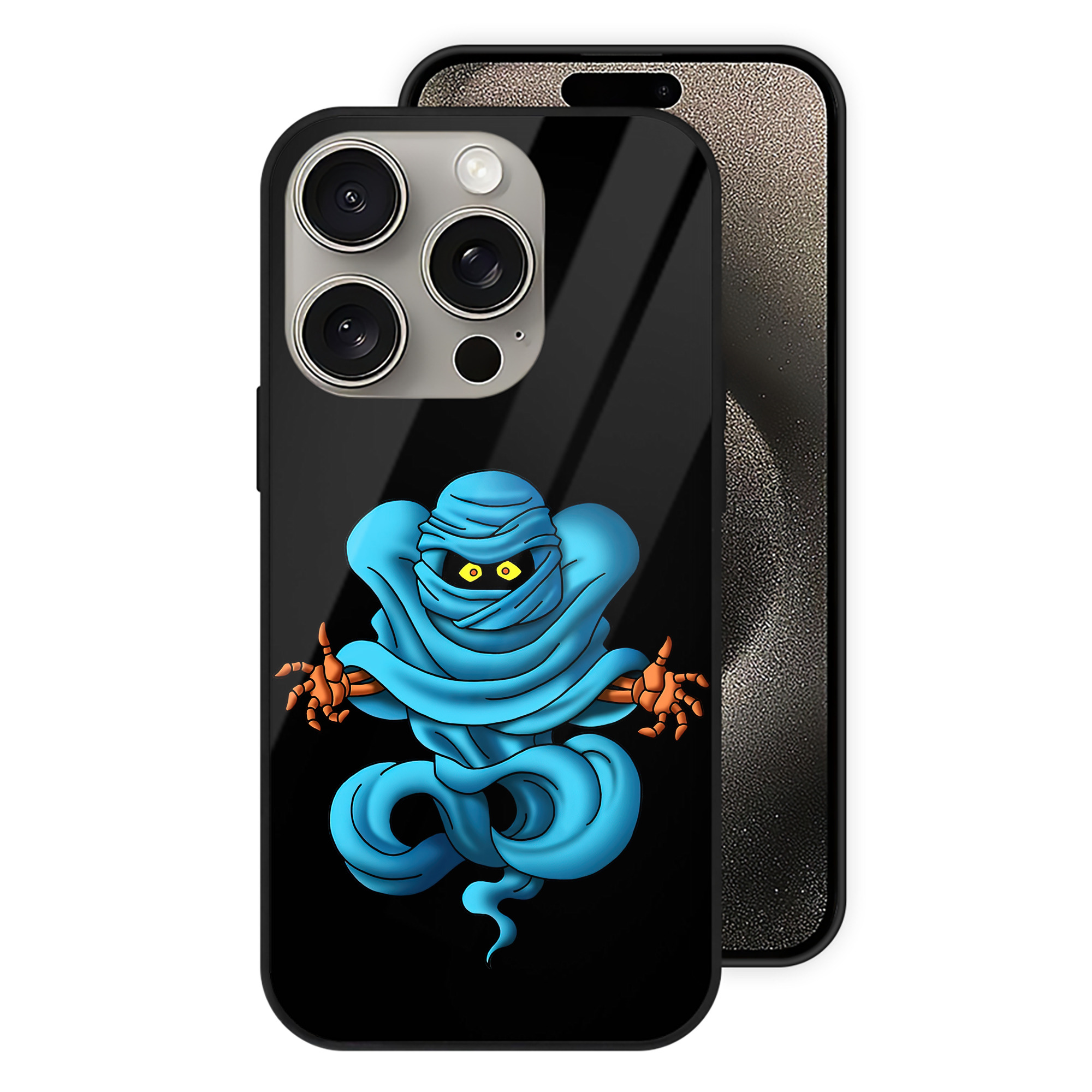 （画像用） ドラゴンクエスト Doragon Kuesuto Dragon Quest 【iPhone15Pro対応】スマホケース 耐衝撃＆黄変防止 背面ガラス