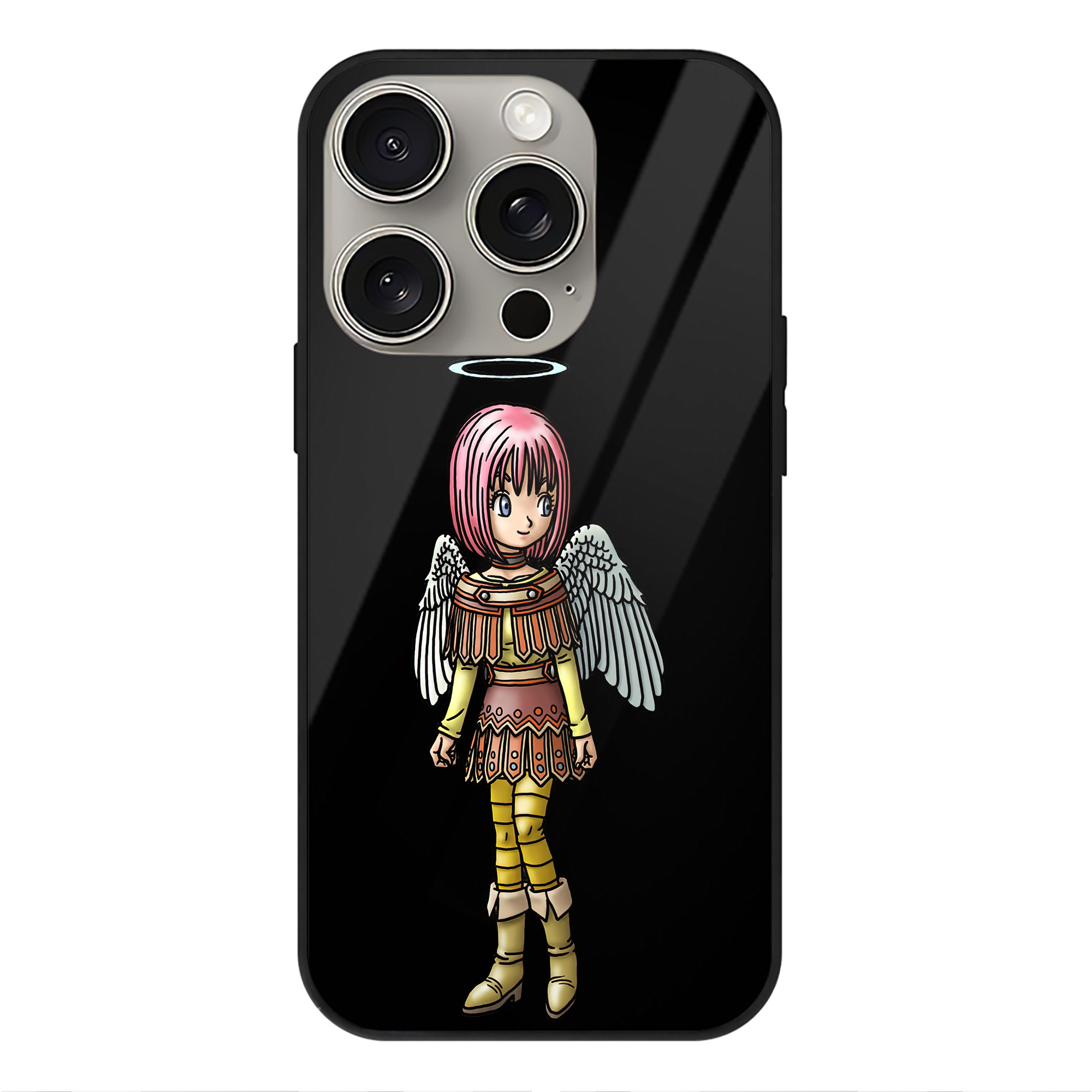 ドラゴンクエスト Doragon Kuesuto Dragon Quest 【iPhone15Pro対応】スマホケース 耐衝撃＆黄変防止 背面ガラス