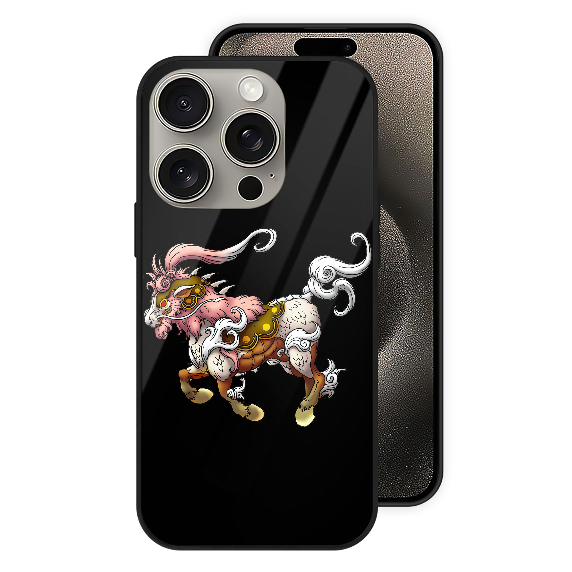 ドラゴンクエスト Doragon Kuesuto Dragon Quest 【iPhone15Pro対応】スマホケース 耐衝撃＆黄変防止 背面ガラス