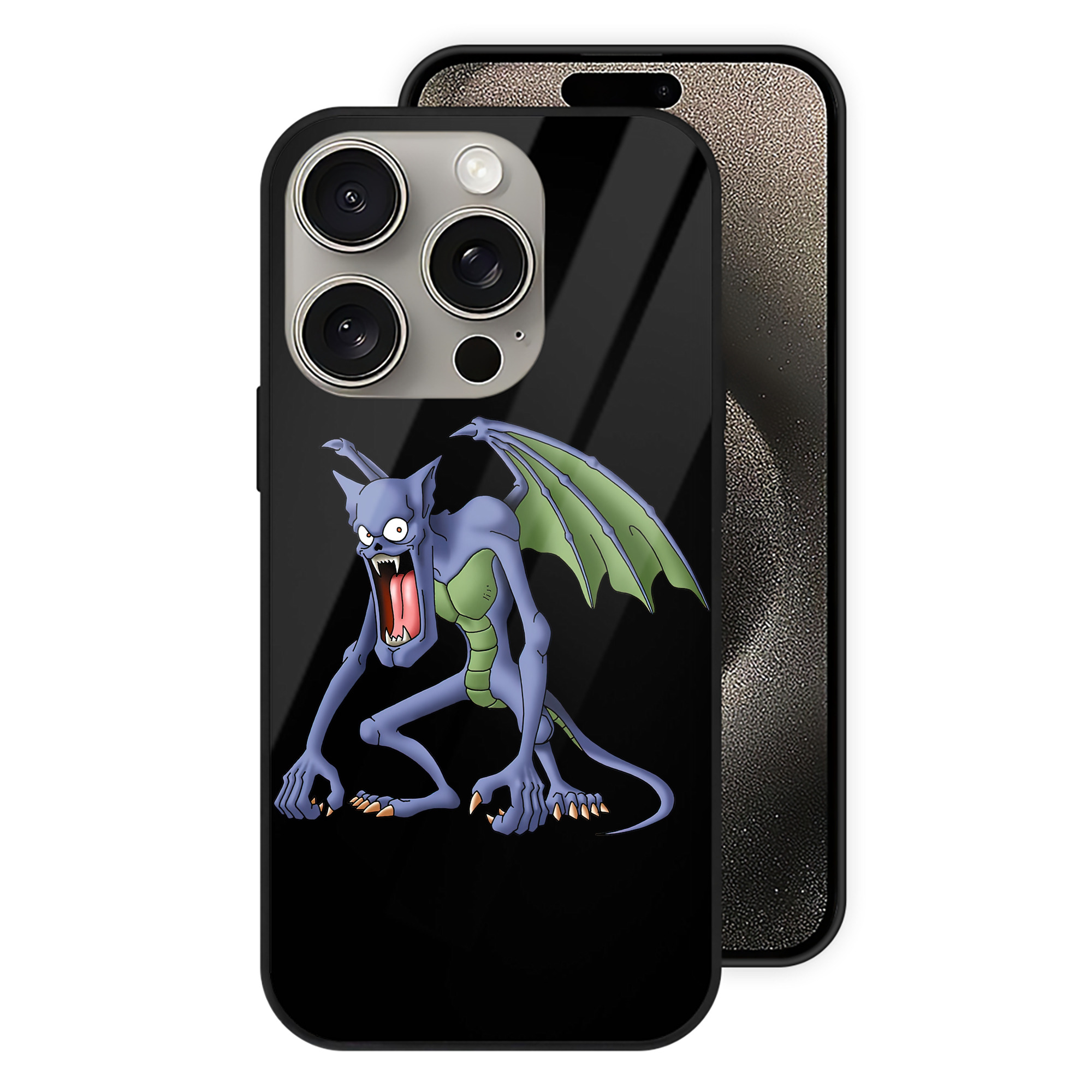 ドラゴンクエスト Doragon Kuesuto Dragon Quest 【iPhone15Pro対応】スマホケース 耐衝撃＆黄変防止 背面ガラス