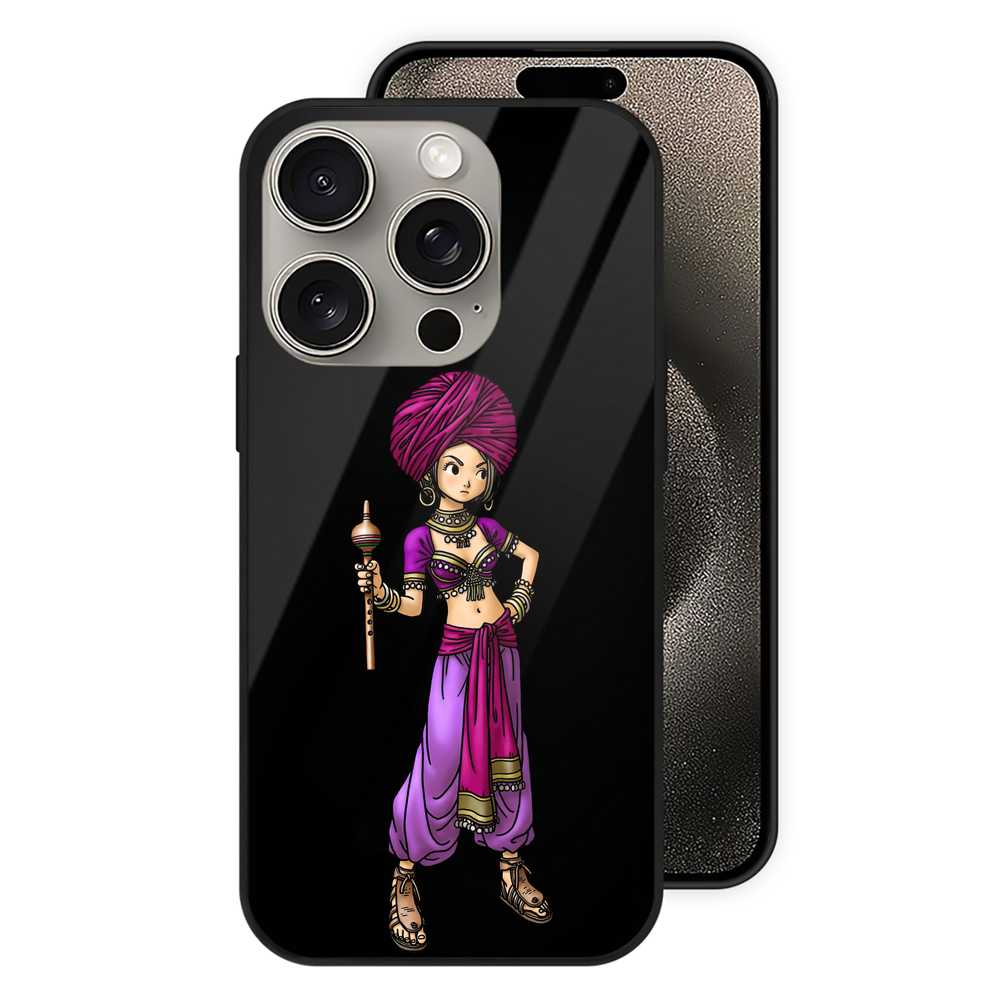 ドラゴンクエスト Doragon Kuesuto Dragon Quest 【iPhone15Pro対応】スマホケース 耐衝撃＆黄変防止 背面ガラス