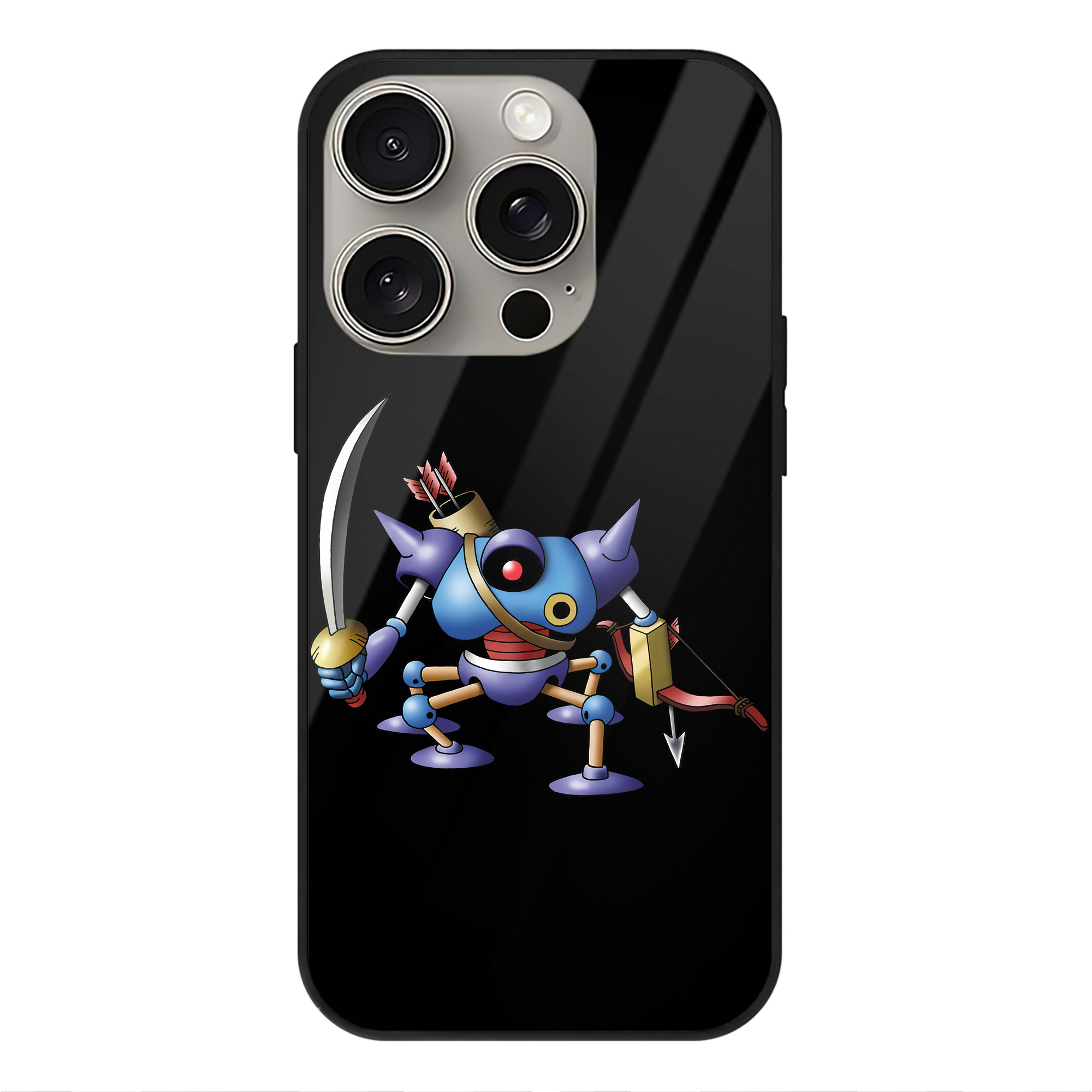 （画像用） ドラゴンクエスト Doragon Kuesuto Dragon Quest 【iPhone15Pro対応】スマホケース 耐衝撃＆黄変防止 背面ガラス