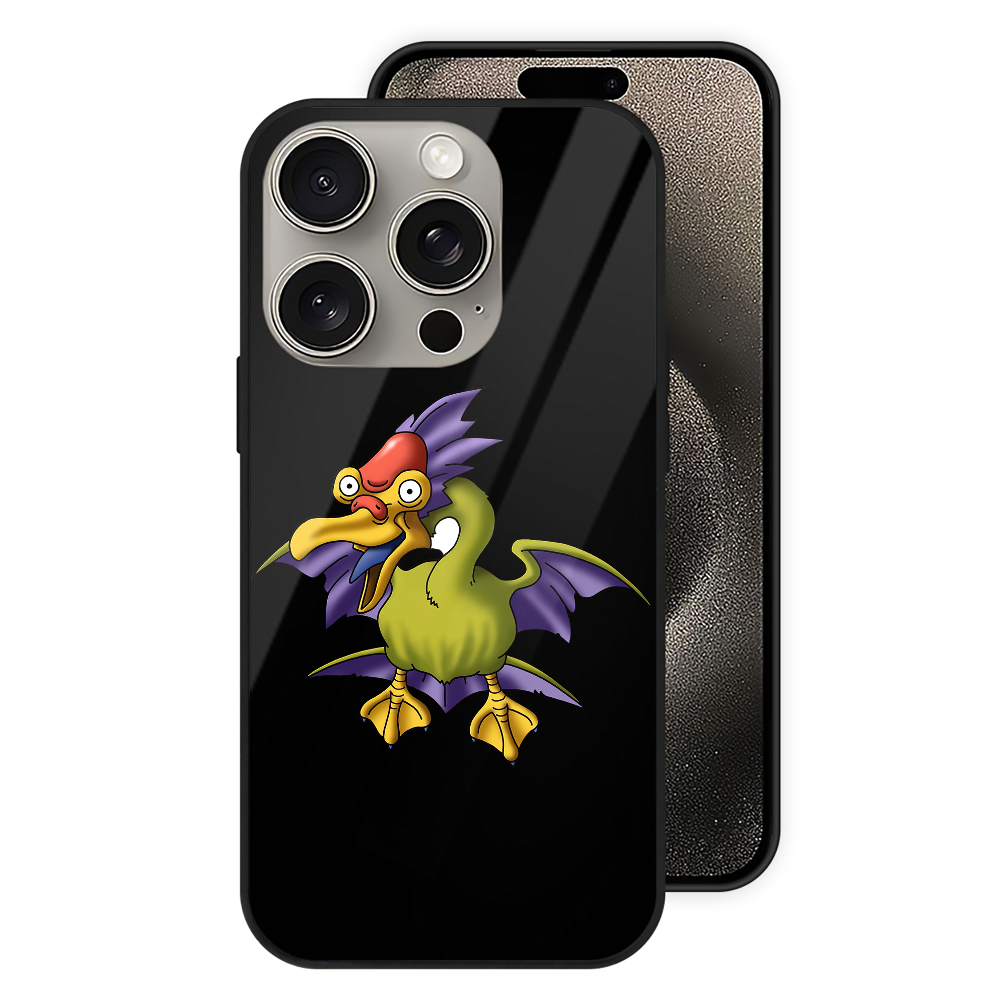 ドラゴンクエスト Doragon Kuesuto Dragon Quest 【iPhone15Pro対応】スマホケース 耐衝撃＆黄変防止 背面ガラス