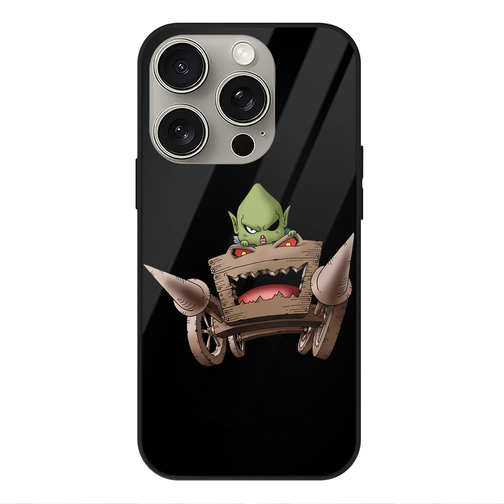 ドラゴンクエスト Doragon Kuesuto Dragon Quest 【iPhone15Pro対応】スマホケース 耐衝撃＆黄変防止 背面ガラス