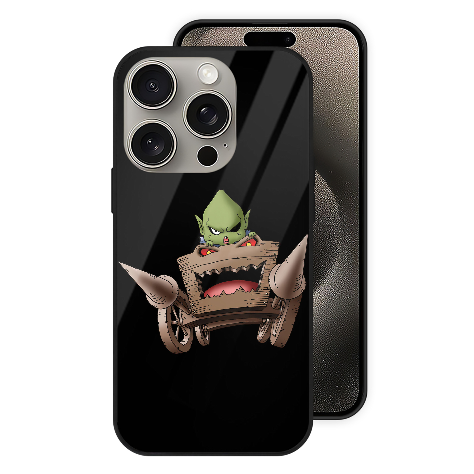 ドラゴンクエスト Doragon Kuesuto Dragon Quest 【iPhone15Pro対応】スマホケース 耐衝撃＆黄変防止 背面ガラス