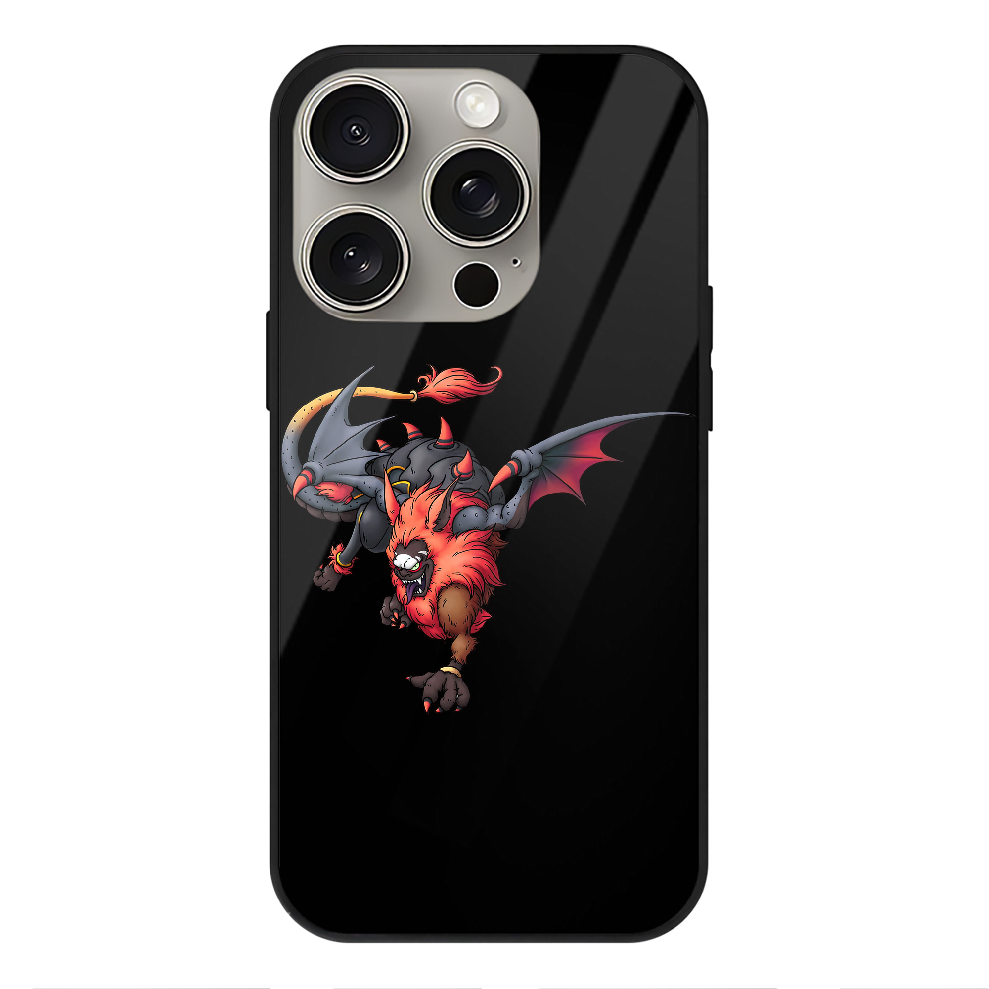 （画像用） ドラゴンクエスト Doragon Kuesuto Dragon Quest 【iPhone15Pro対応】スマホケース 耐衝撃＆黄変防止 背面ガラス