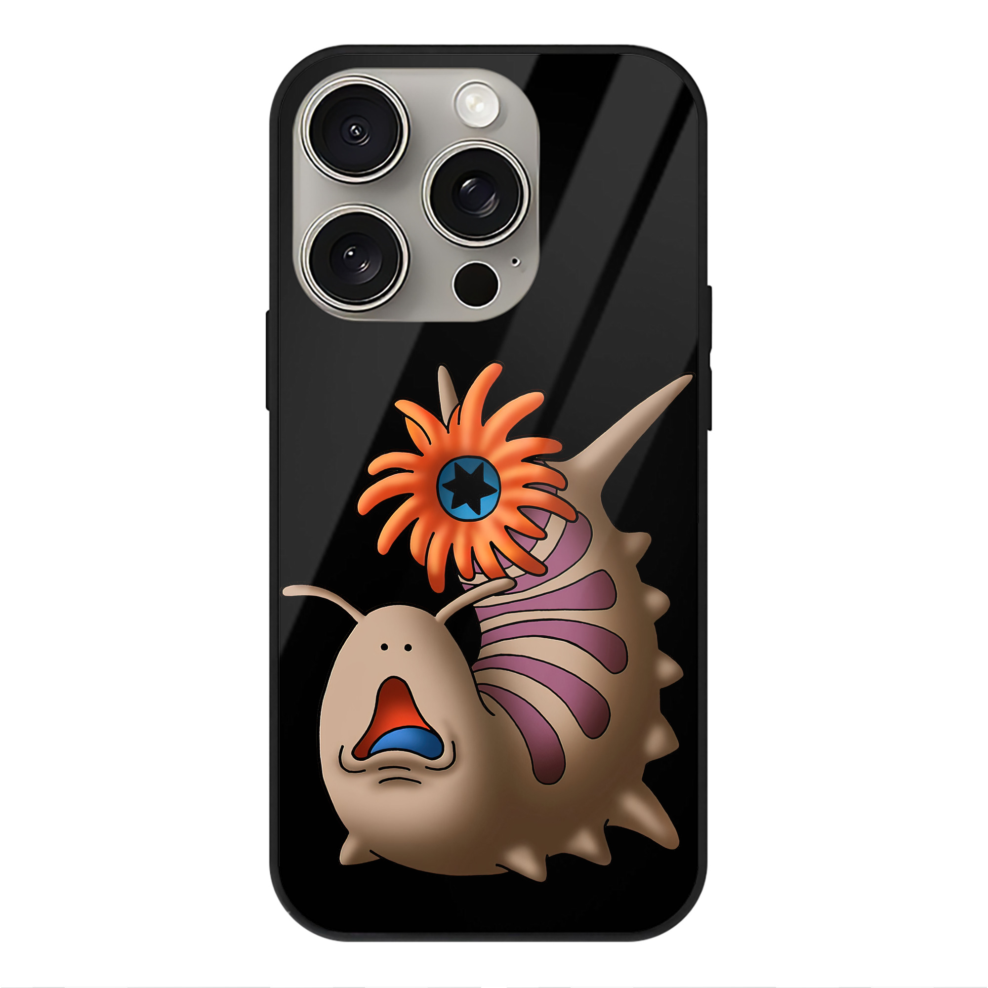 ドラゴンクエスト Doragon Kuesuto Dragon Quest 【iPhone15Pro対応】スマホケース 耐衝撃＆黄変防止 背面ガラス