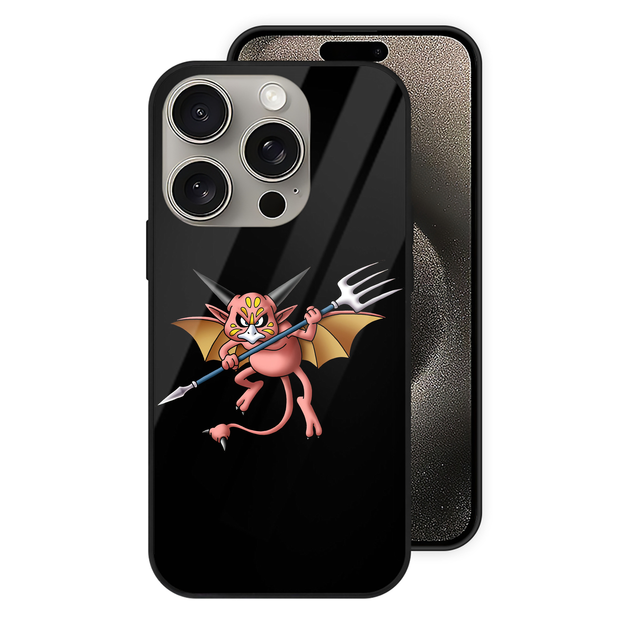 ドラゴンクエスト Doragon Kuesuto Dragon Quest 【iPhone15Pro対応】スマホケース 耐衝撃＆黄変防止 背面ガラス