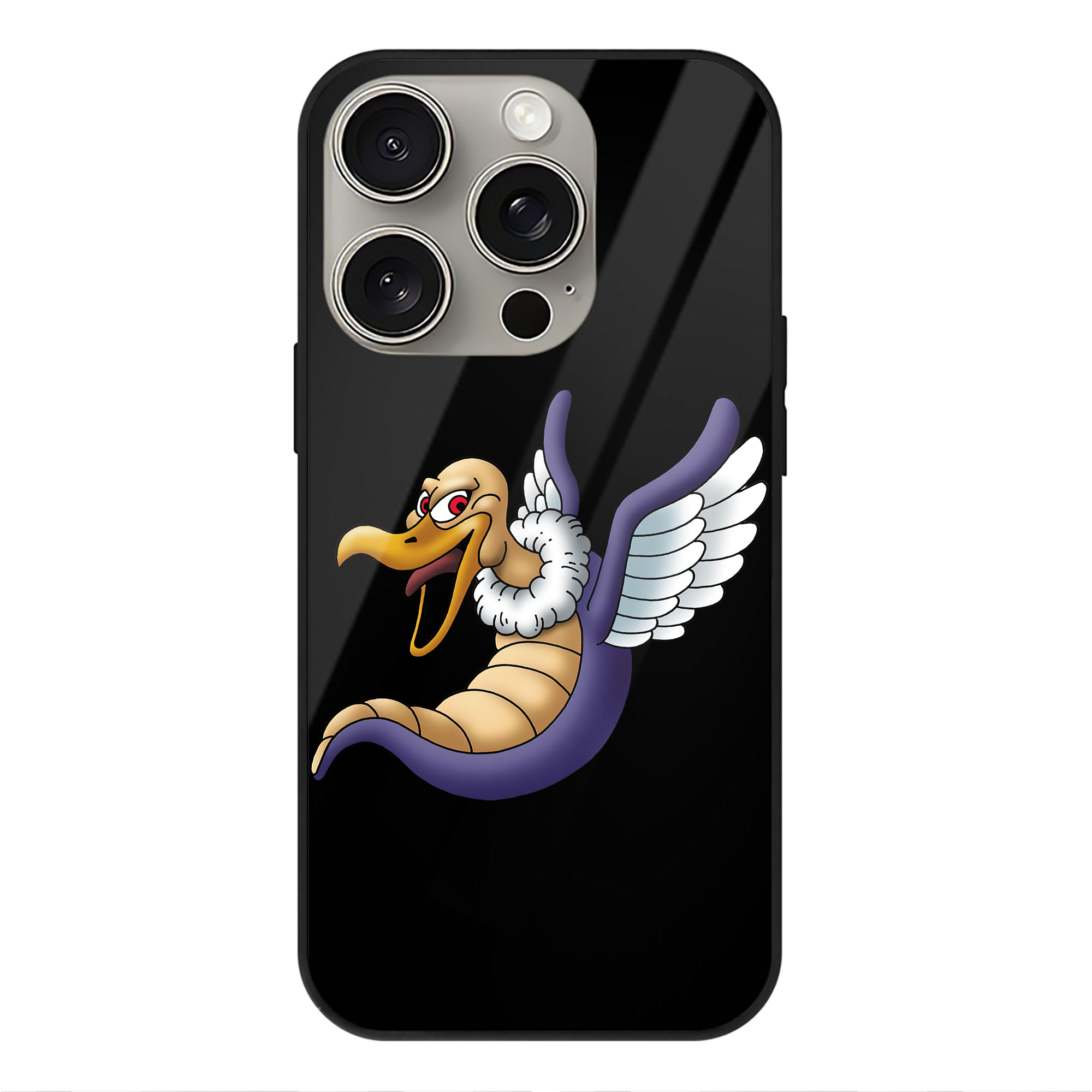 ドラゴンクエスト Doragon Kuesuto Dragon Quest 【iPhone15Pro対応】スマホケース 耐衝撃＆黄変防止 背面ガラス