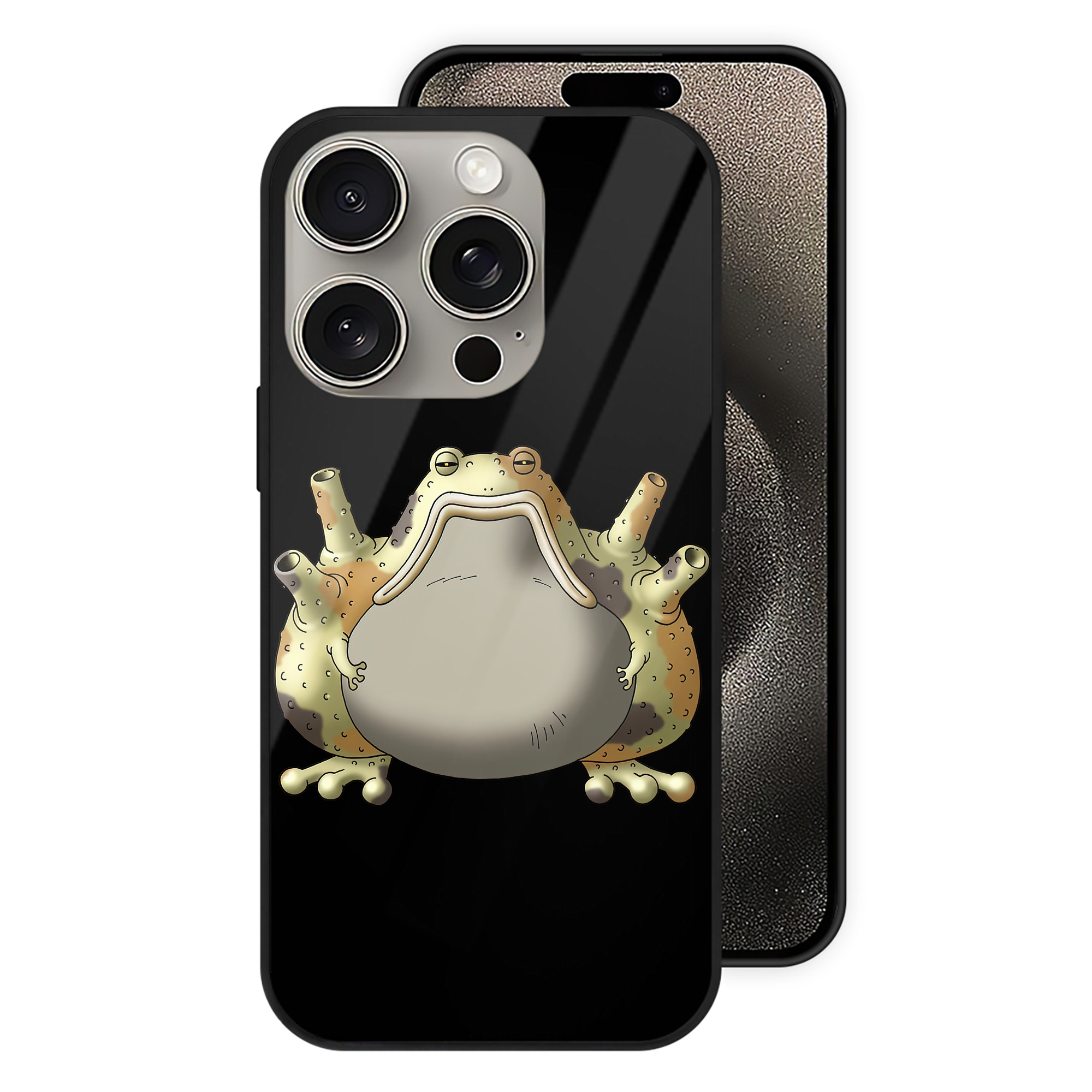 ドラゴンクエスト Doragon Kuesuto Dragon Quest 【iPhone15Pro対応】スマホケース 耐衝撃＆黄変防止 背面ガラス