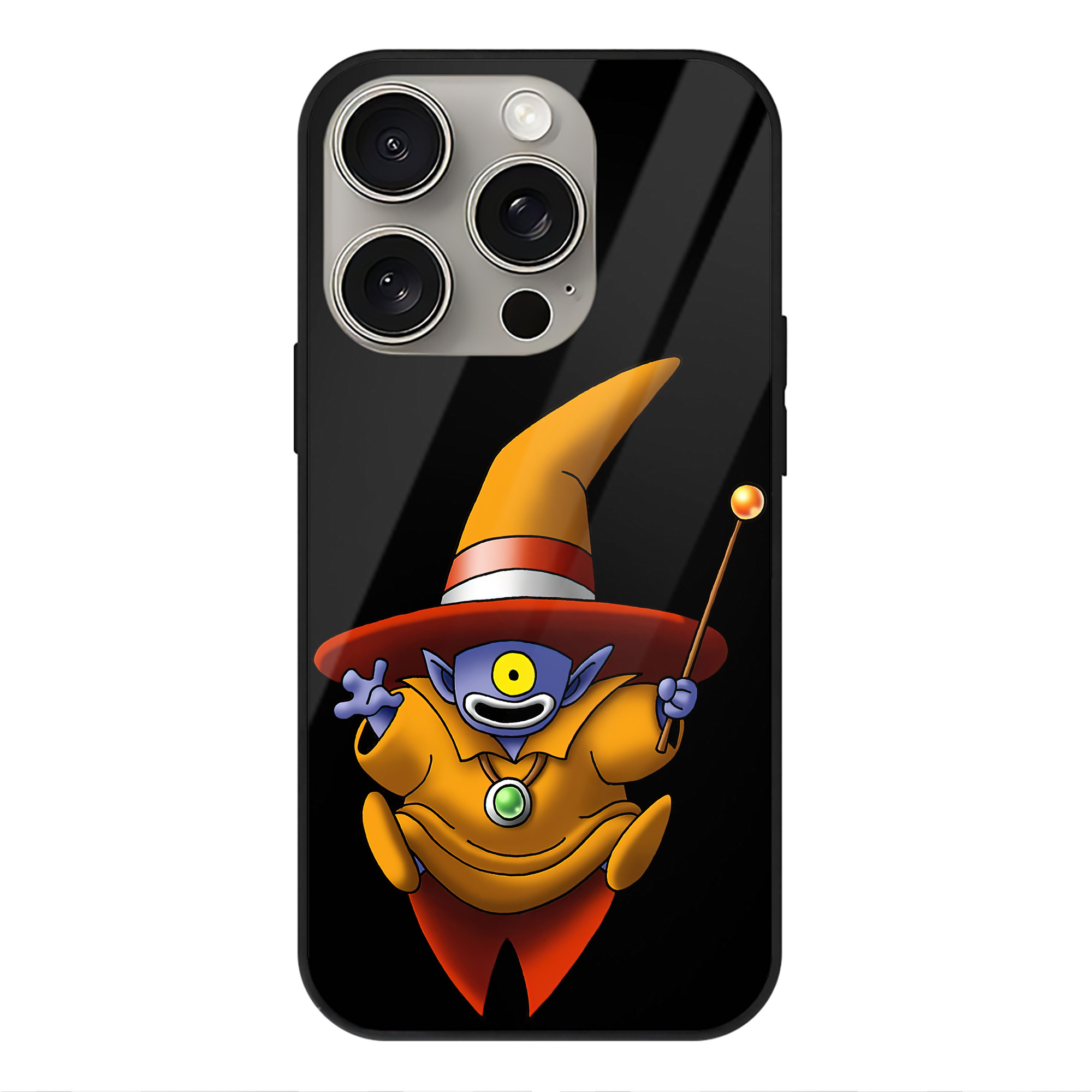 （画像用） ドラゴンクエスト Doragon Kuesuto Dragon Quest 【iPhone15Pro対応】スマホケース 耐衝撃＆黄変防止 背面ガラス