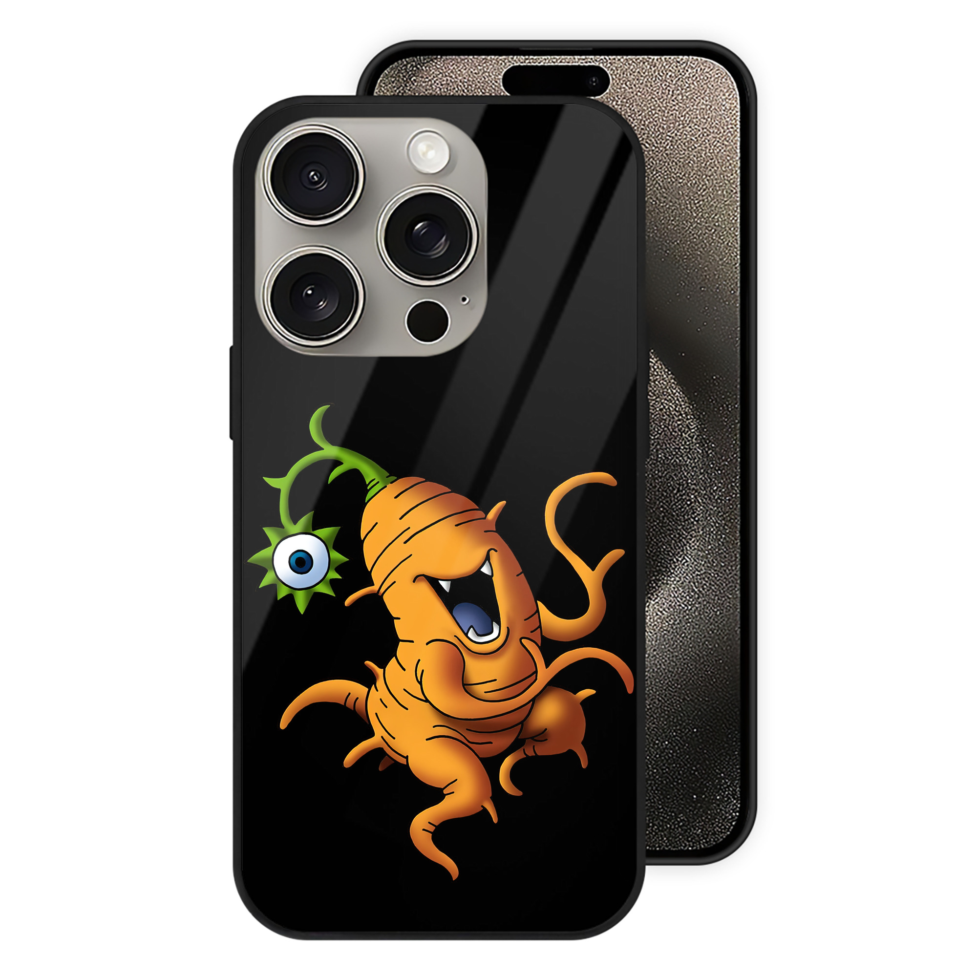 ドラゴンクエスト Doragon Kuesuto Dragon Quest 【iPhone15Pro対応】スマホケース 耐衝撃＆黄変防止 背面ガラス