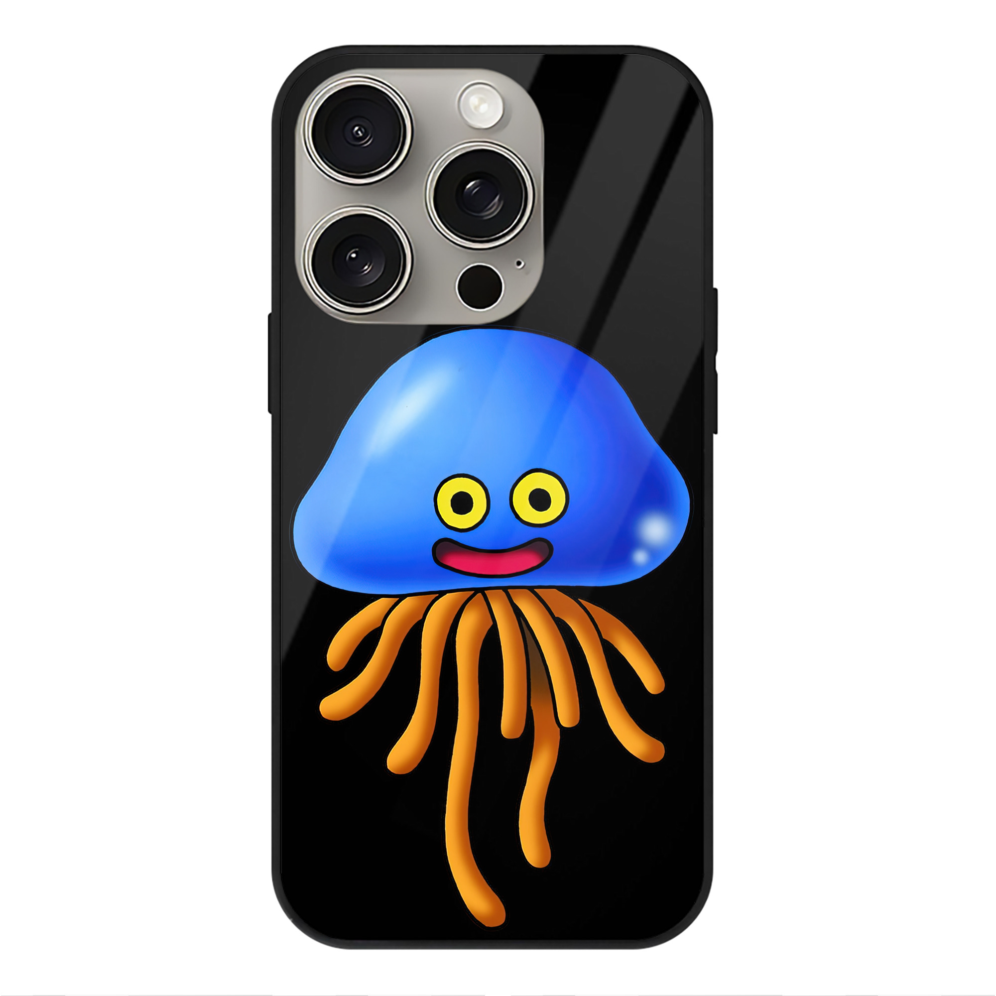 （画像用） ドラゴンクエスト Doragon Kuesuto Dragon Quest 【iPhone15Pro対応】スマホケース 耐衝撃＆黄変防止 背面ガラス