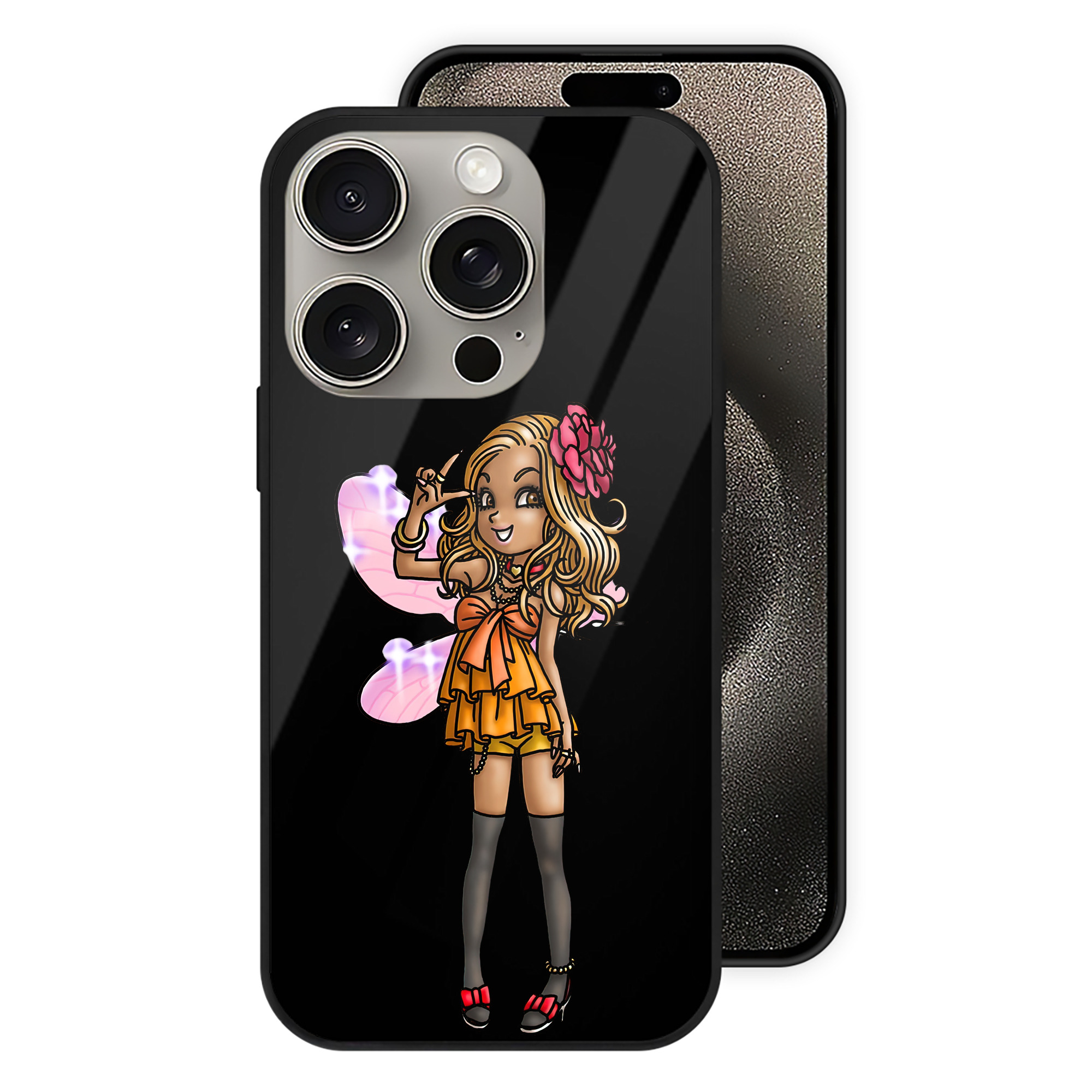 （画像用） ドラゴンクエスト Doragon Kuesuto Dragon Quest 【iPhone15Pro対応】スマホケース 耐衝撃＆黄変防止 背面ガラス