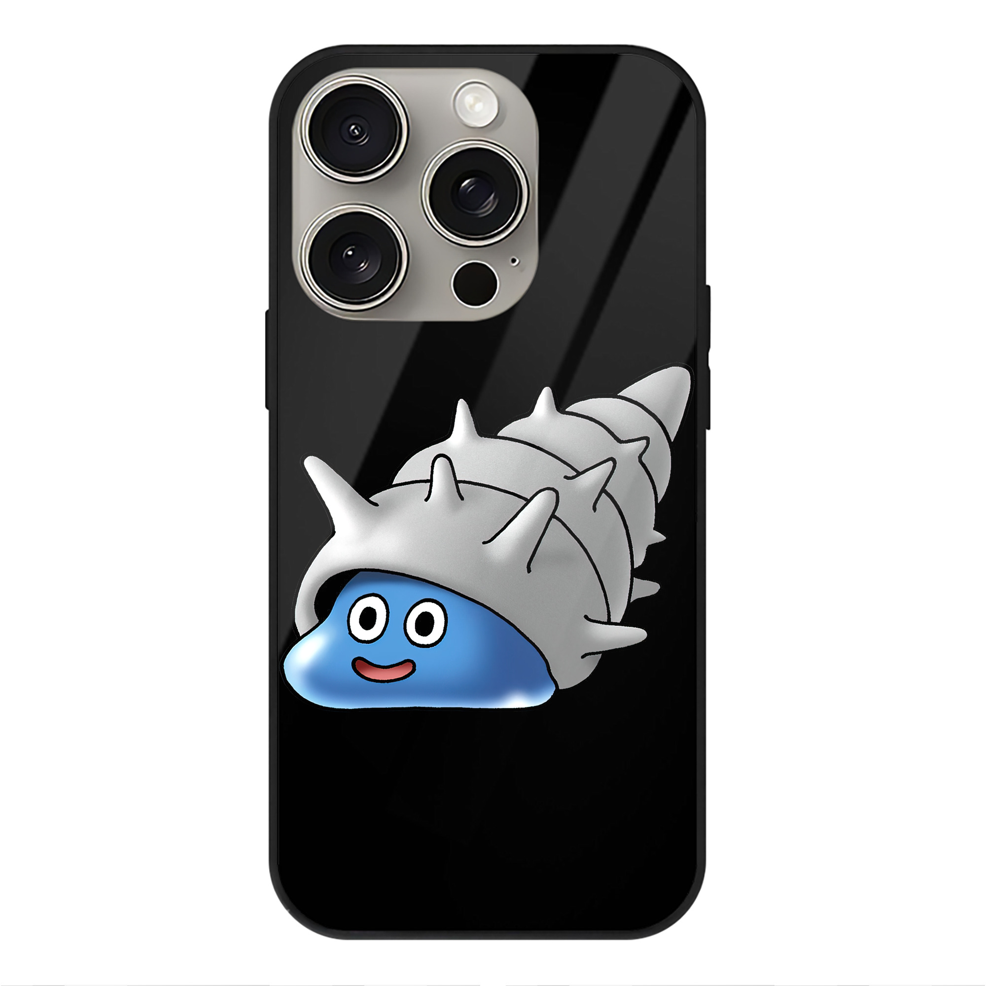 ドラゴンクエスト Doragon Kuesuto Dragon Quest 【iPhone15Pro対応】スマホケース 耐衝撃＆黄変防止 背面ガラス