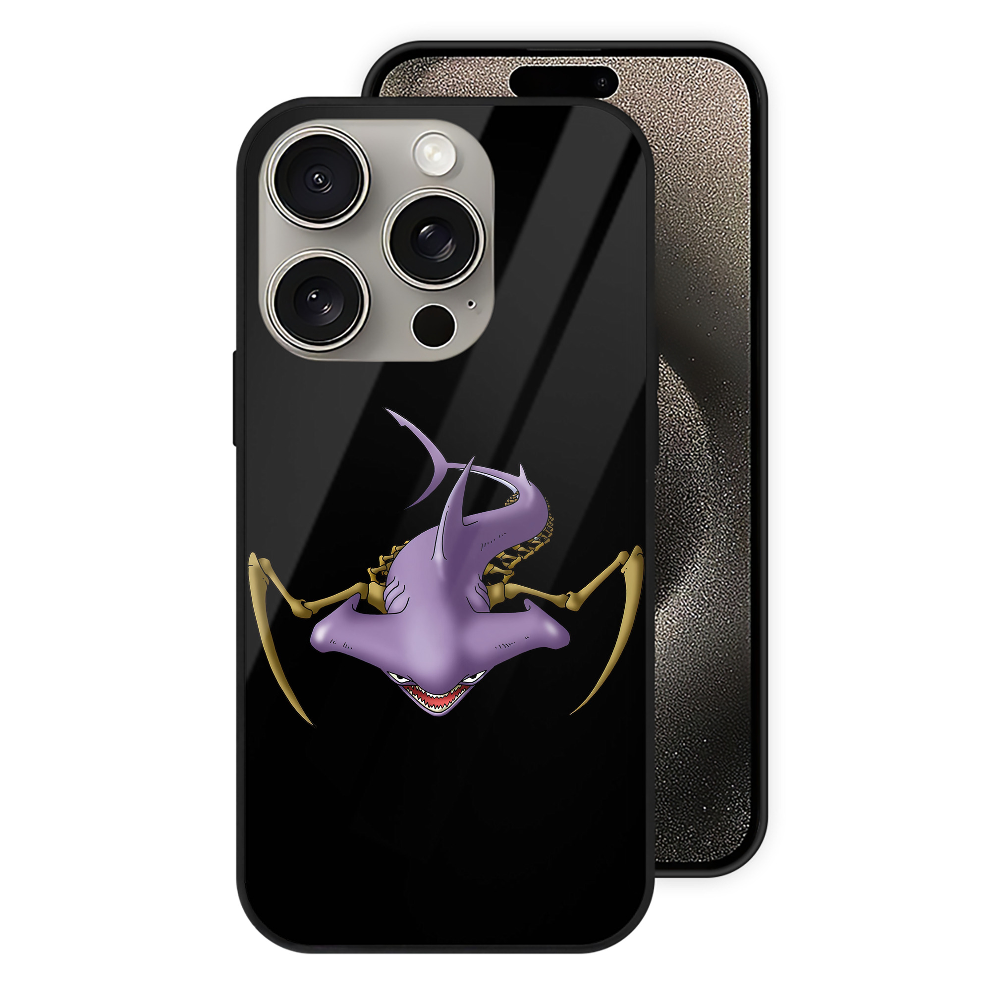 （画像用） ドラゴンクエスト Doragon Kuesuto Dragon Quest 【iPhone15Pro対応】スマホケース 耐衝撃＆黄変防止 背面ガラス