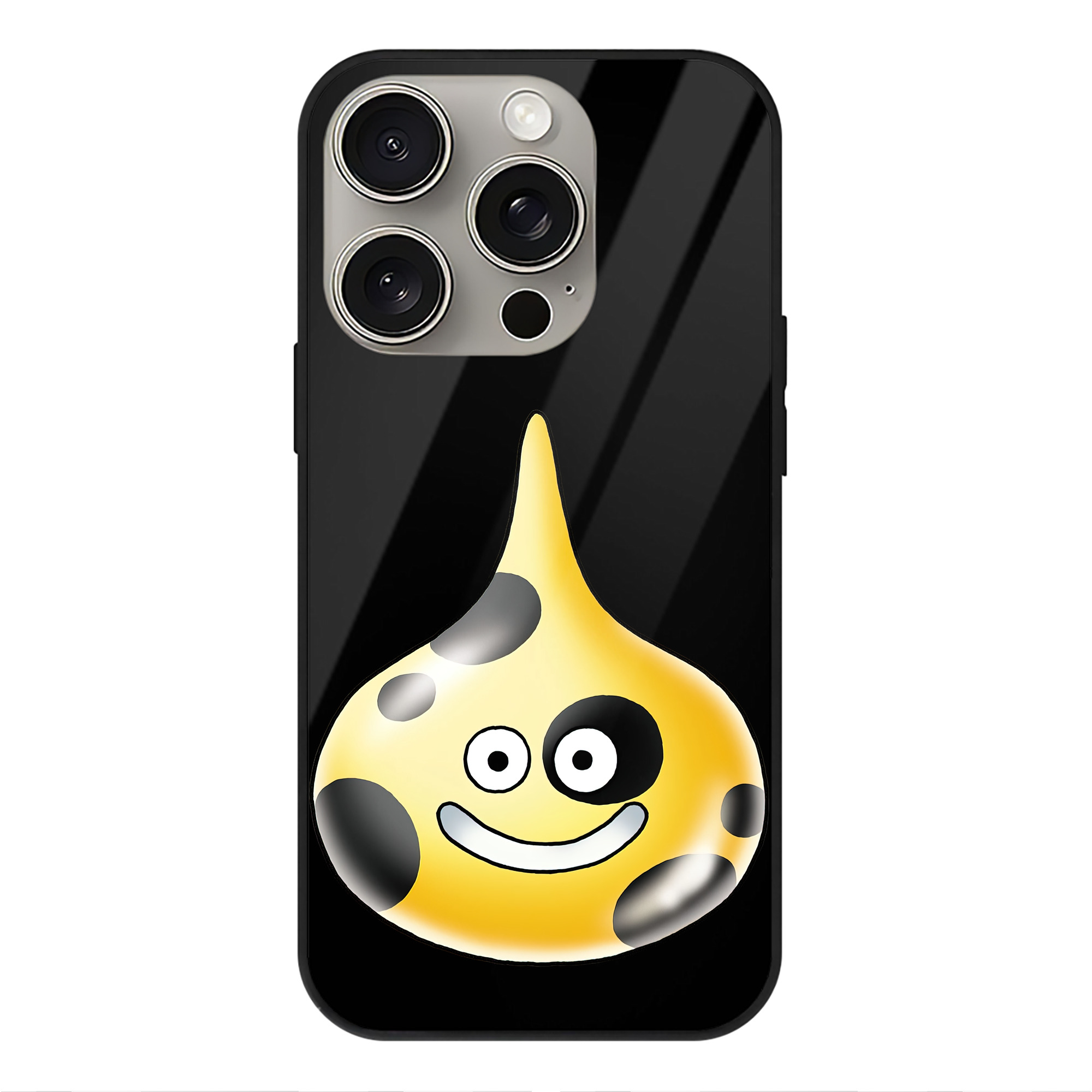 ドラゴンクエスト Doragon Kuesuto Dragon Quest 【iPhone15Pro対応】スマホケース 耐衝撃＆黄変防止 背面ガラス