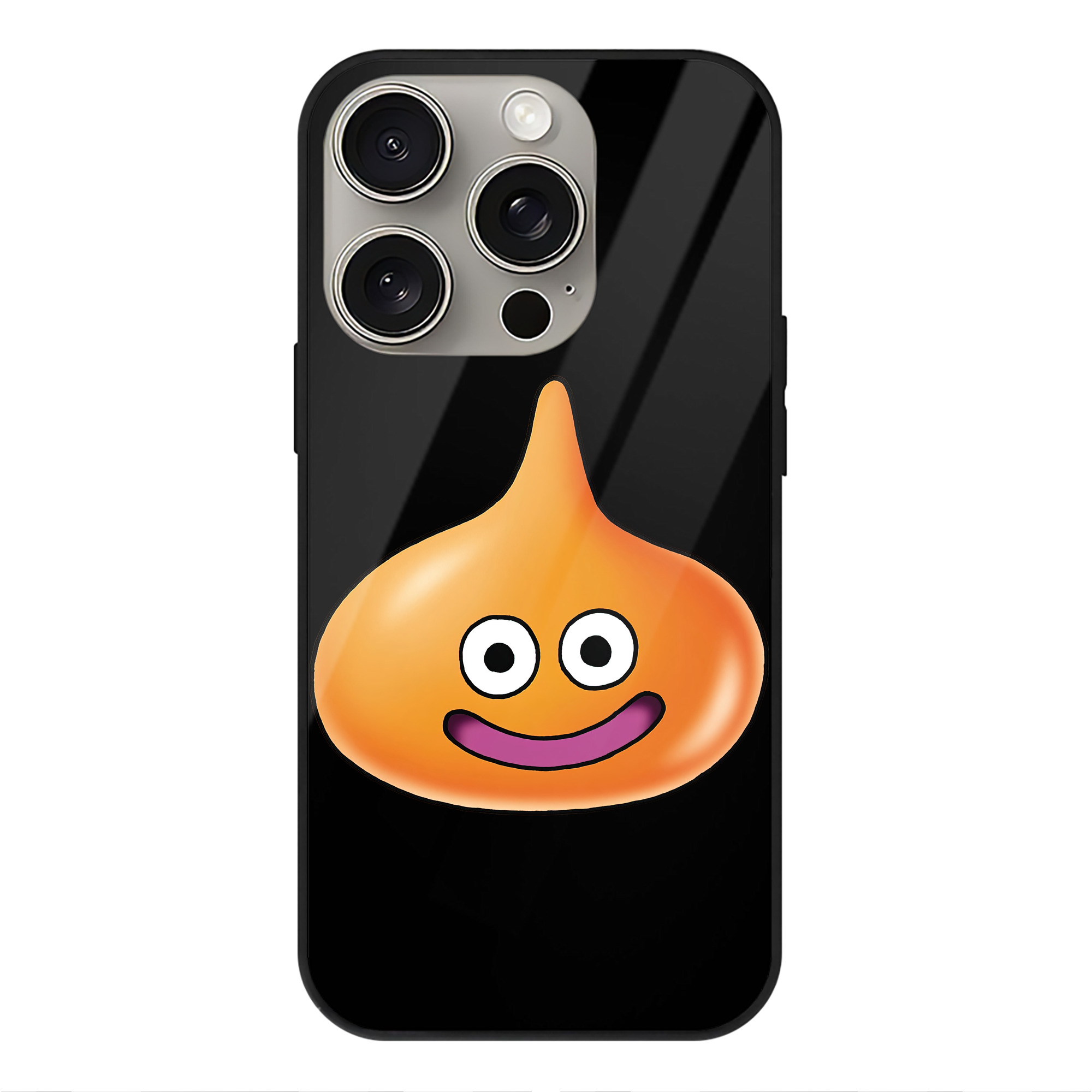 （画像用） ドラゴンクエスト Doragon Kuesuto Dragon Quest 【iPhone15Pro対応】スマホケース 耐衝撃＆黄変防止 背面ガラス