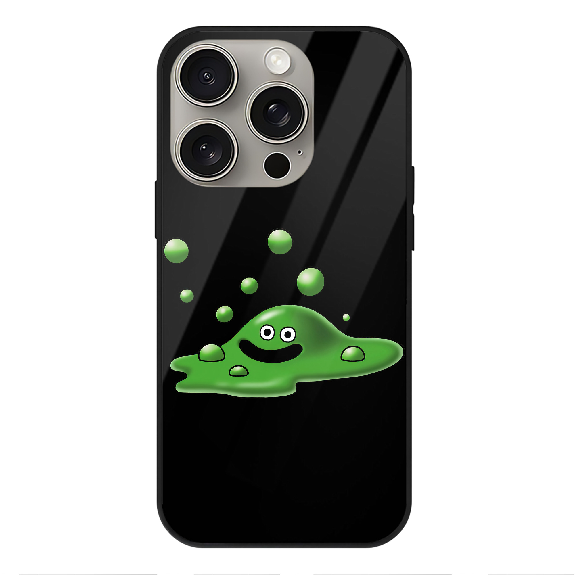 （画像用） ドラゴンクエスト Doragon Kuesuto Dragon Quest 【iPhone15Pro対応】スマホケース 耐衝撃＆黄変防止 背面ガラス