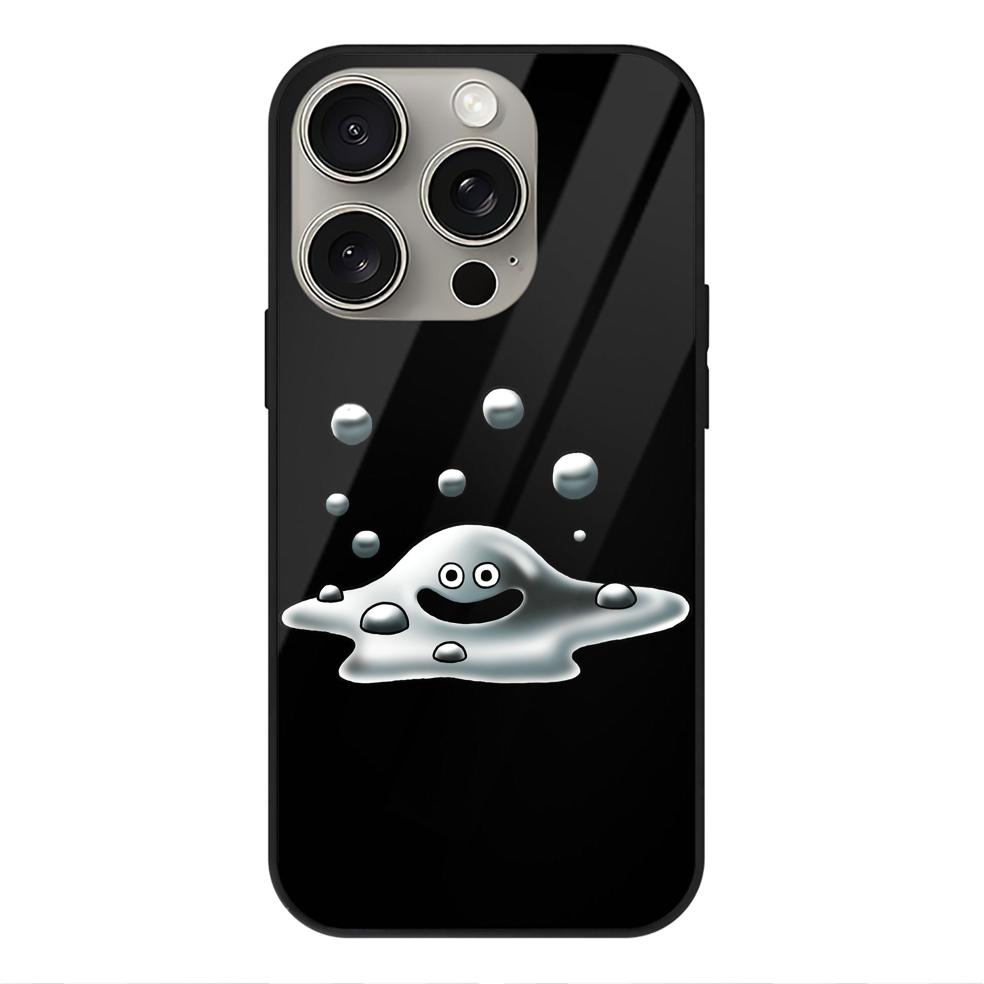 （画像用） ドラゴンクエスト Doragon Kuesuto Dragon Quest 【iPhone15Pro対応】スマホケース 耐衝撃＆黄変防止 背面ガラス